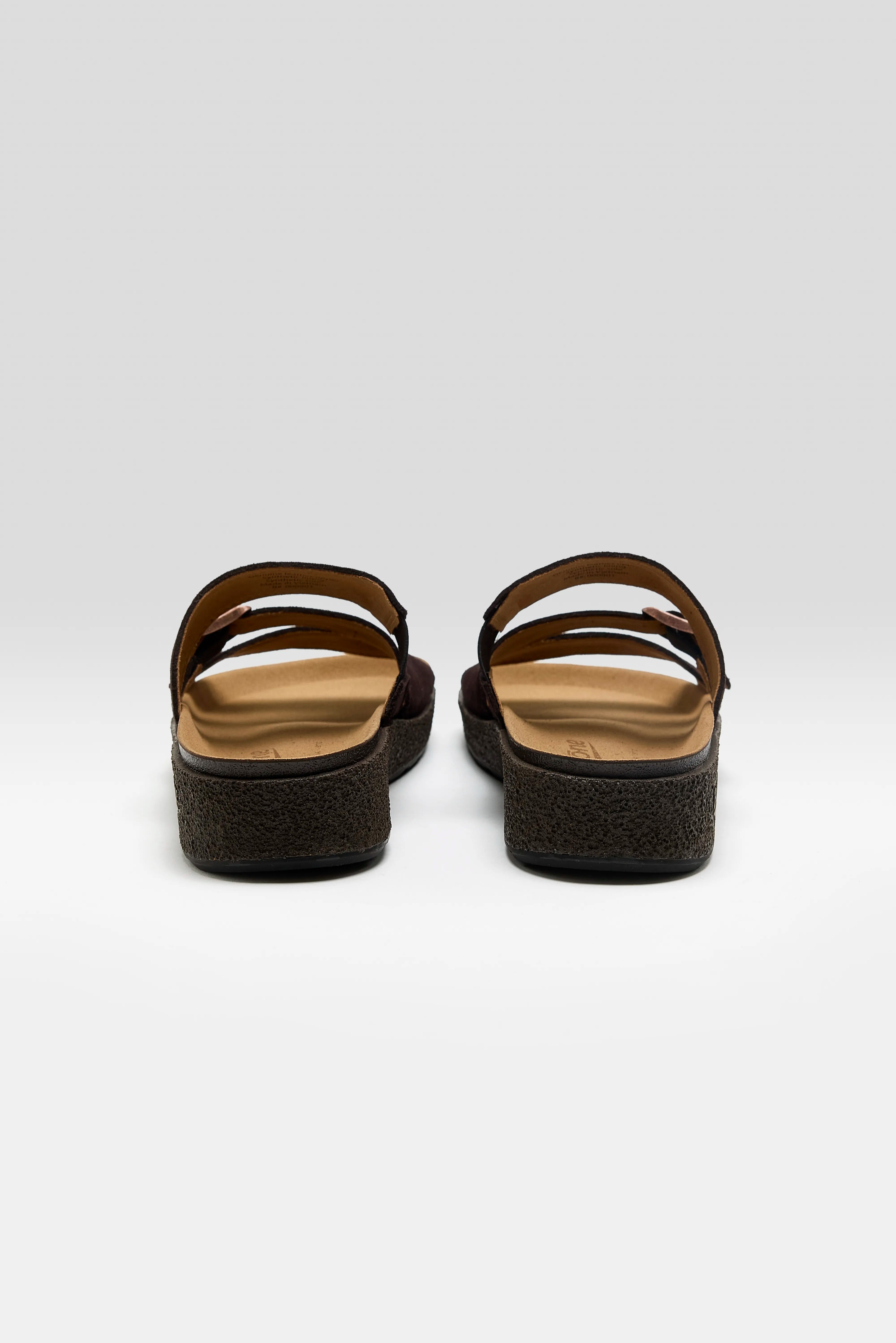 2696 Aerocork Klompsandalen voor Dames (261 / W / DARK BROWN)