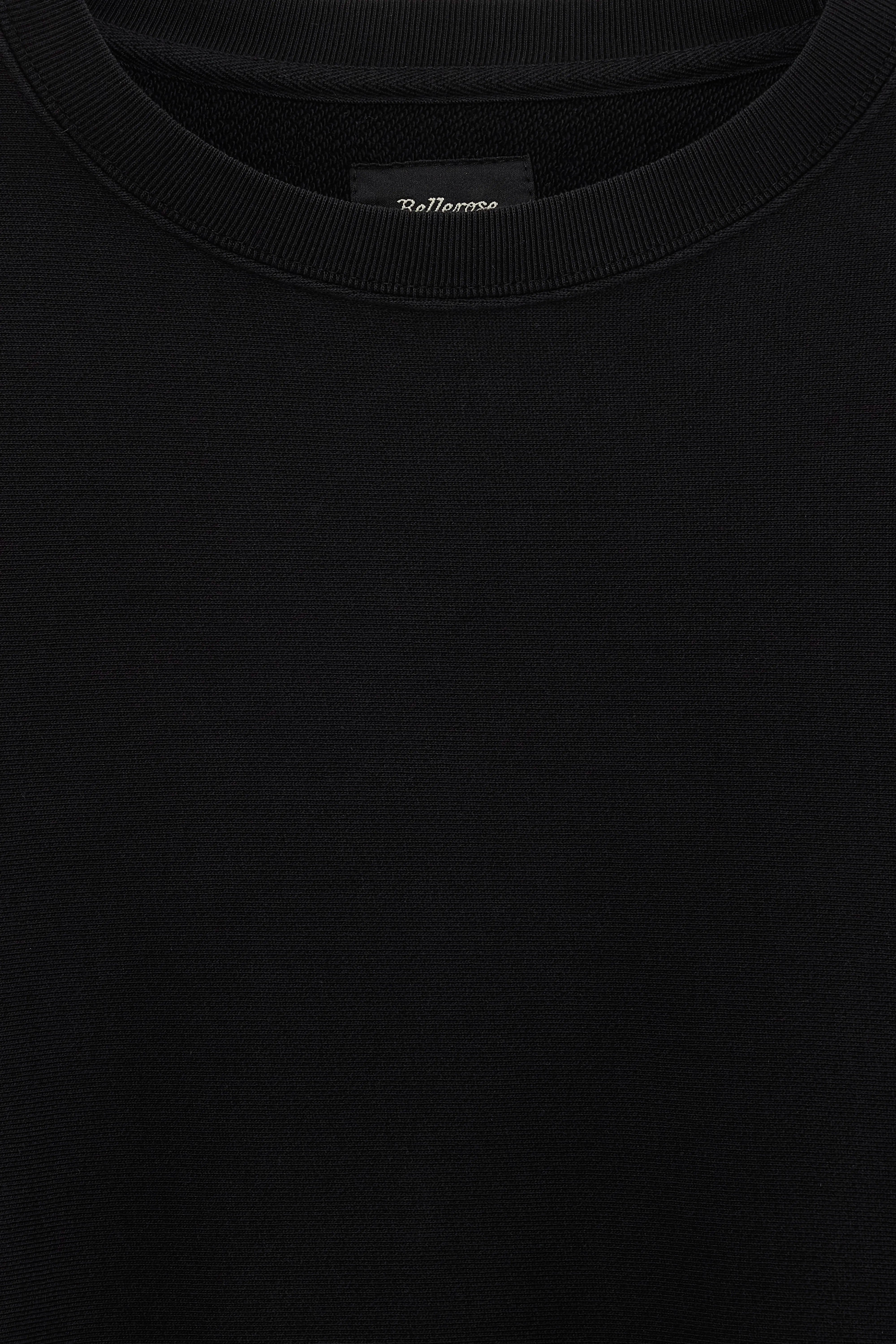 Sweatshirt col rond Flake (241 / M / BLACK)