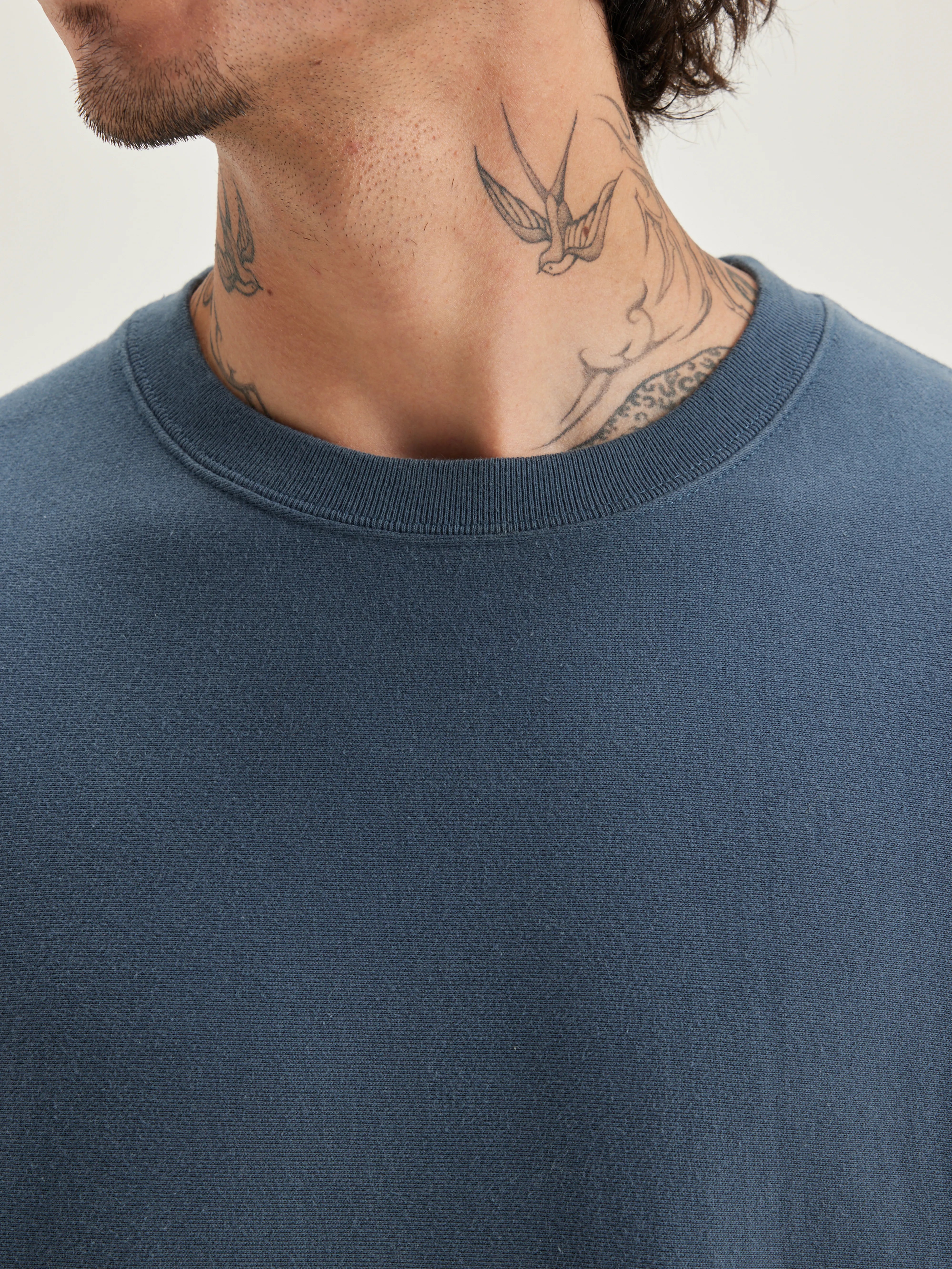 Flake crew-neck sweatshirt (242 / M / DOVE)