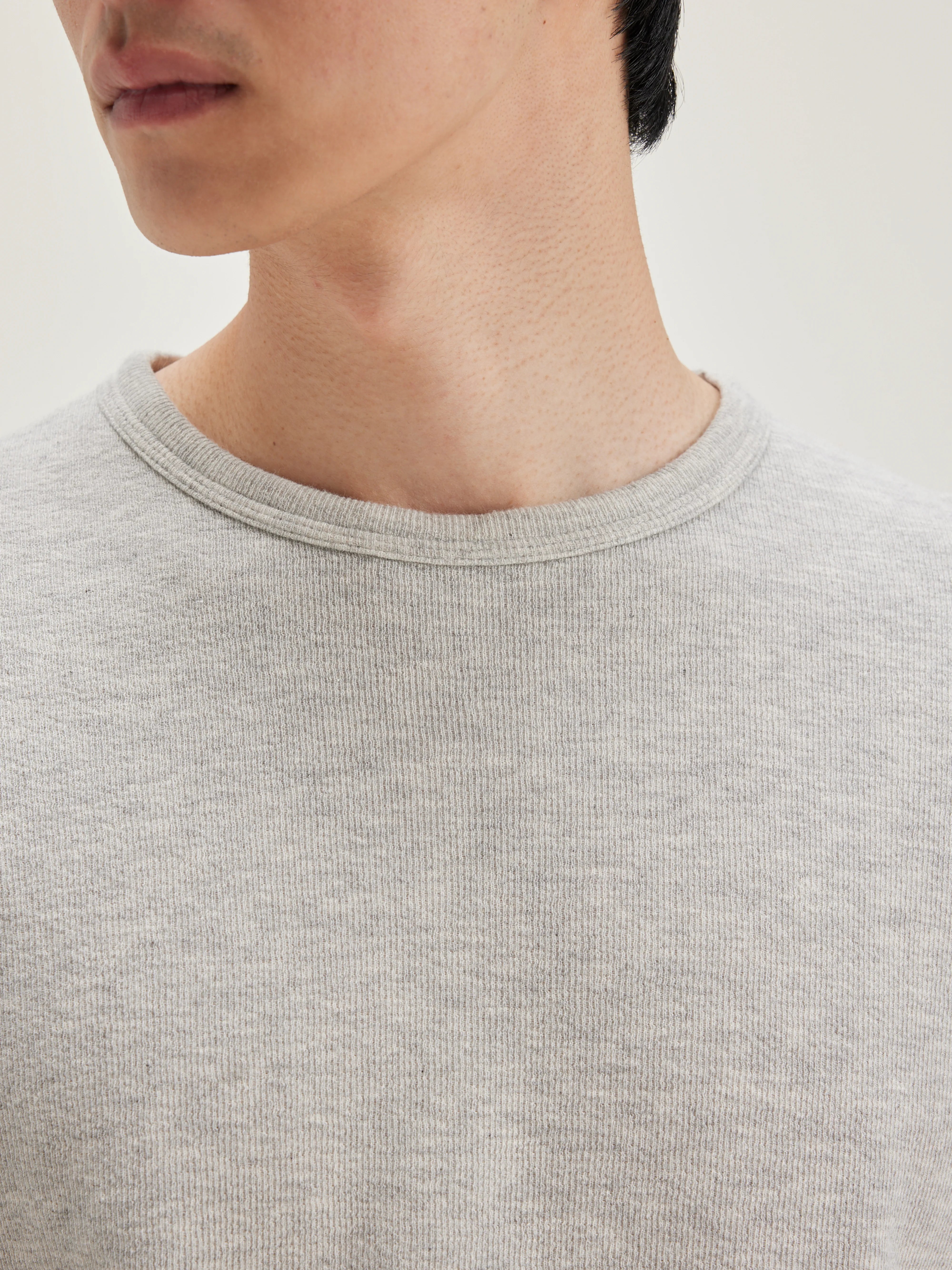 Fresh Long-sleeve T-shirt - Heather grey For Men | Bellerose