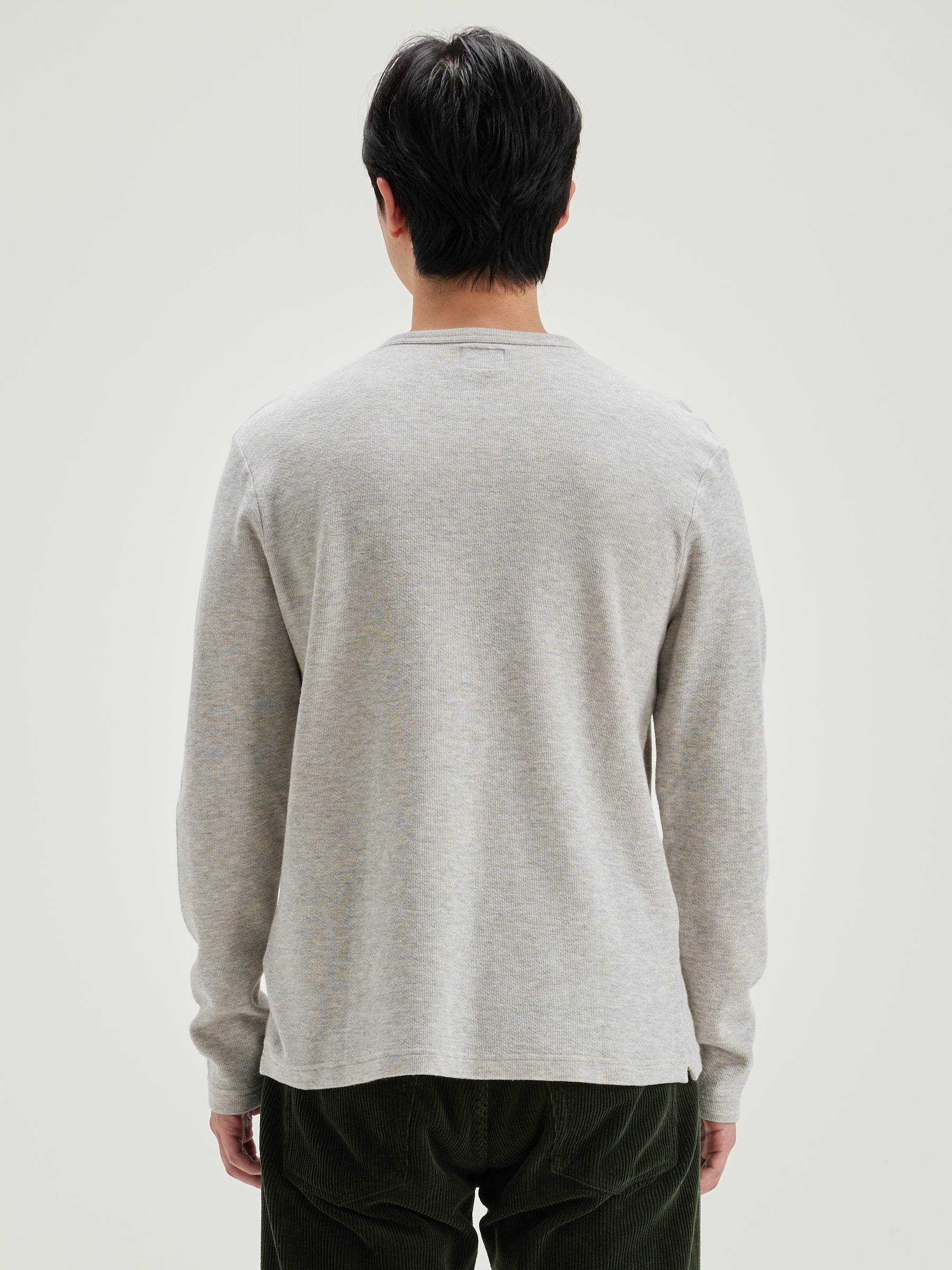 Fresh Long-sleeve T-shirt - Heather grey For Men | Bellerose