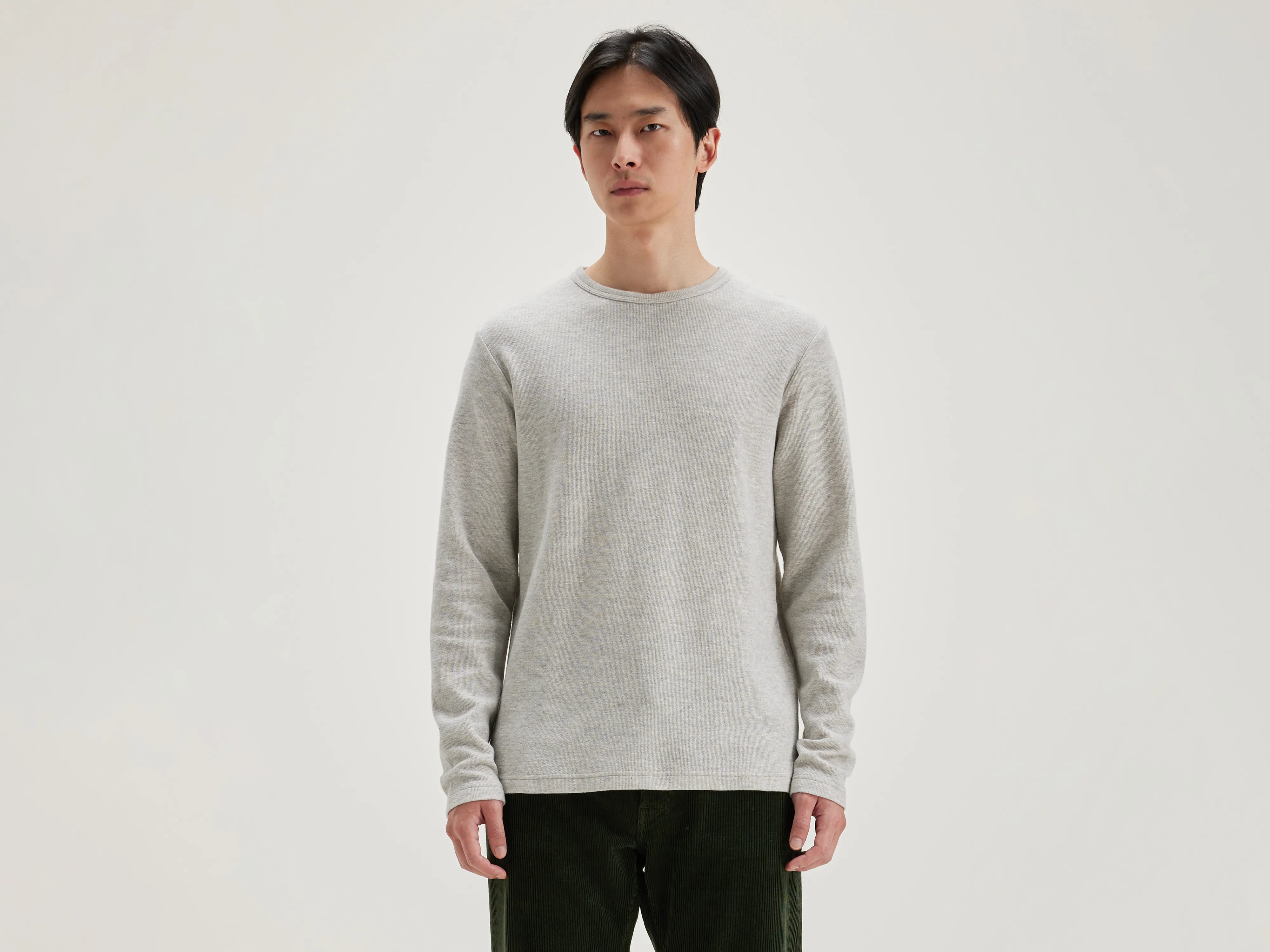 Fresh long-sleeve t-shirt (242 / M / H. GREY)