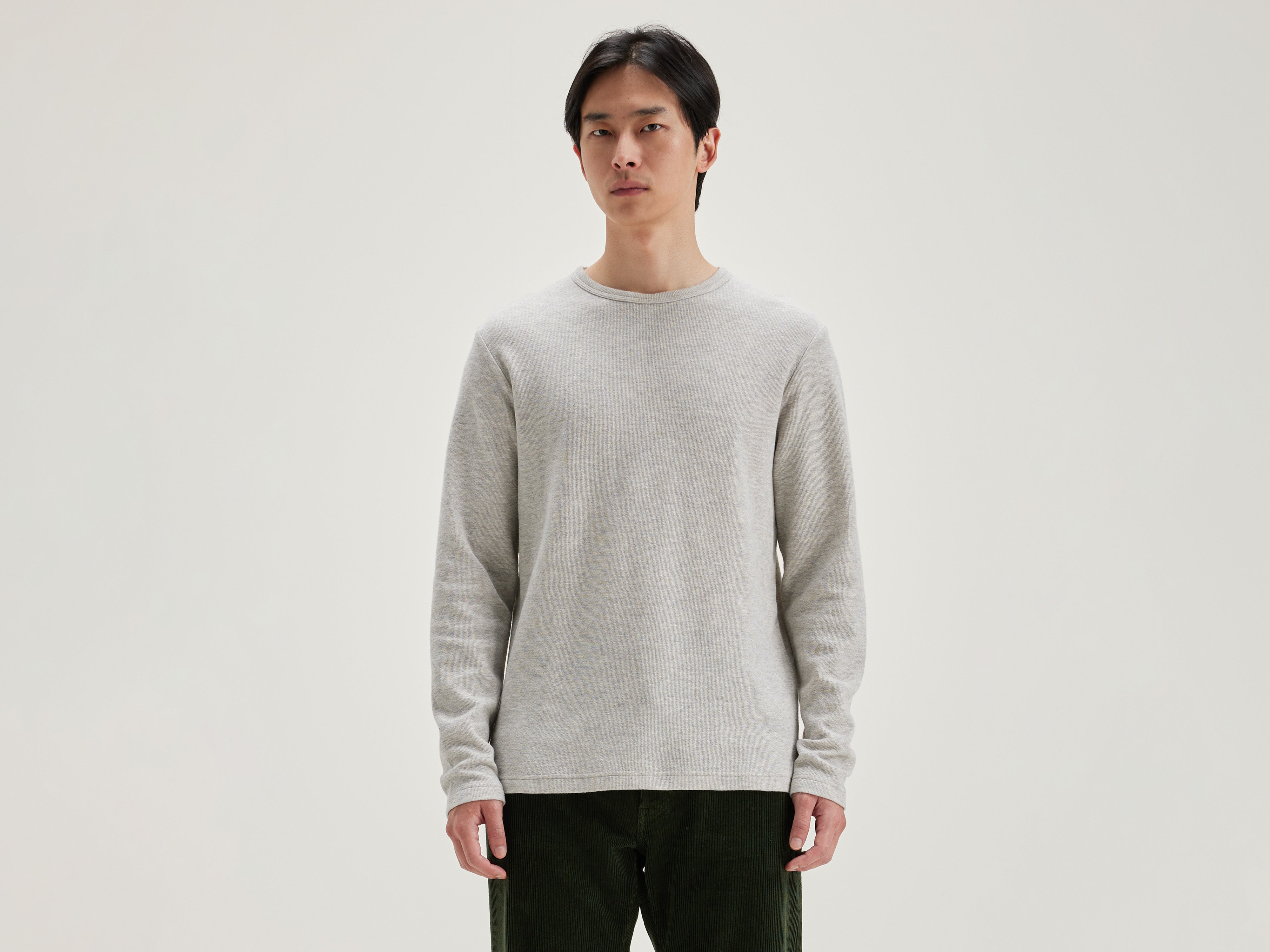 Fresh long-sleeve t-shirt (242 / M / H. GREY)