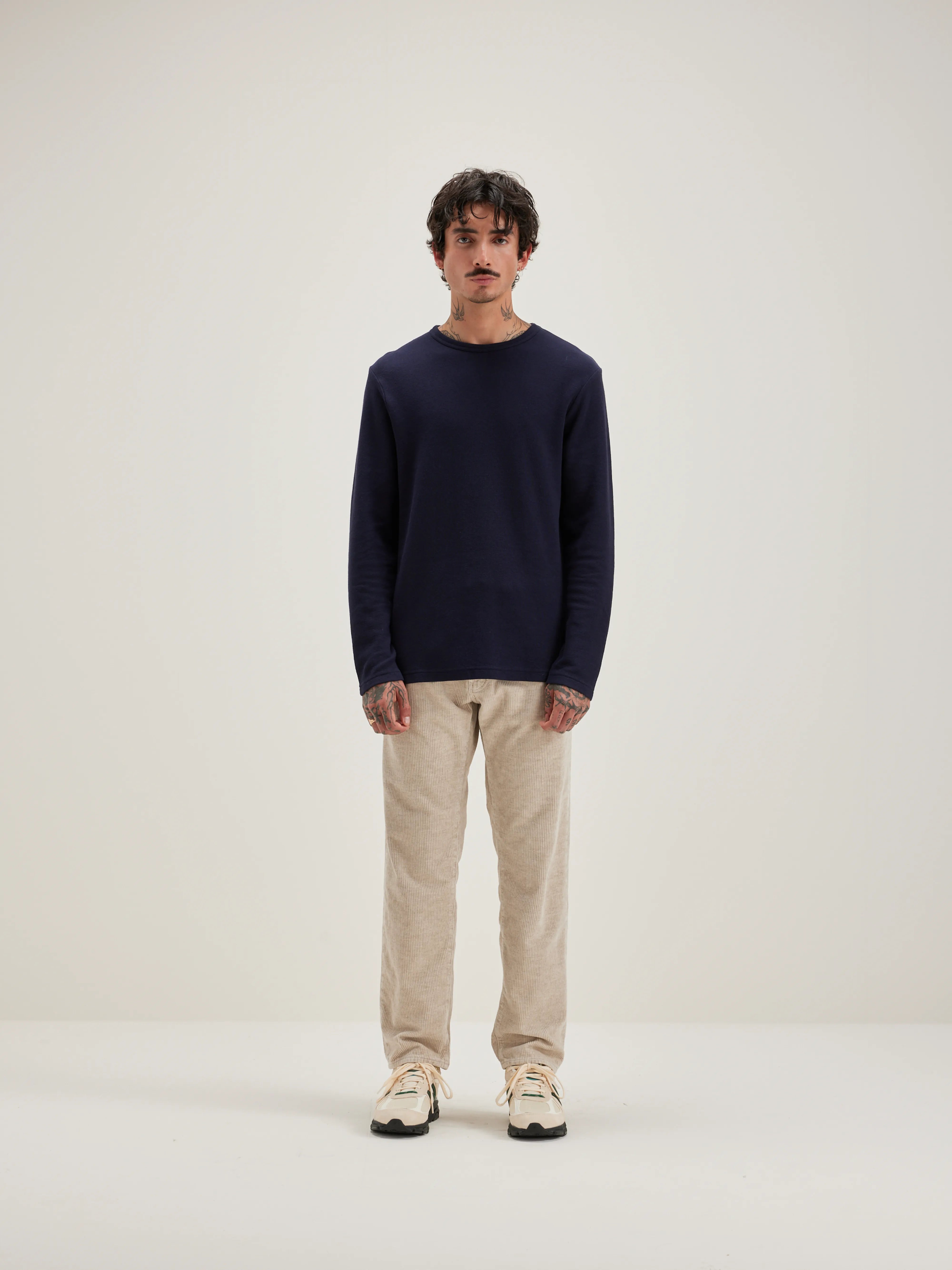 T-shirt À Manches Longues Fresh - Navy Pour Homme | Bellerose