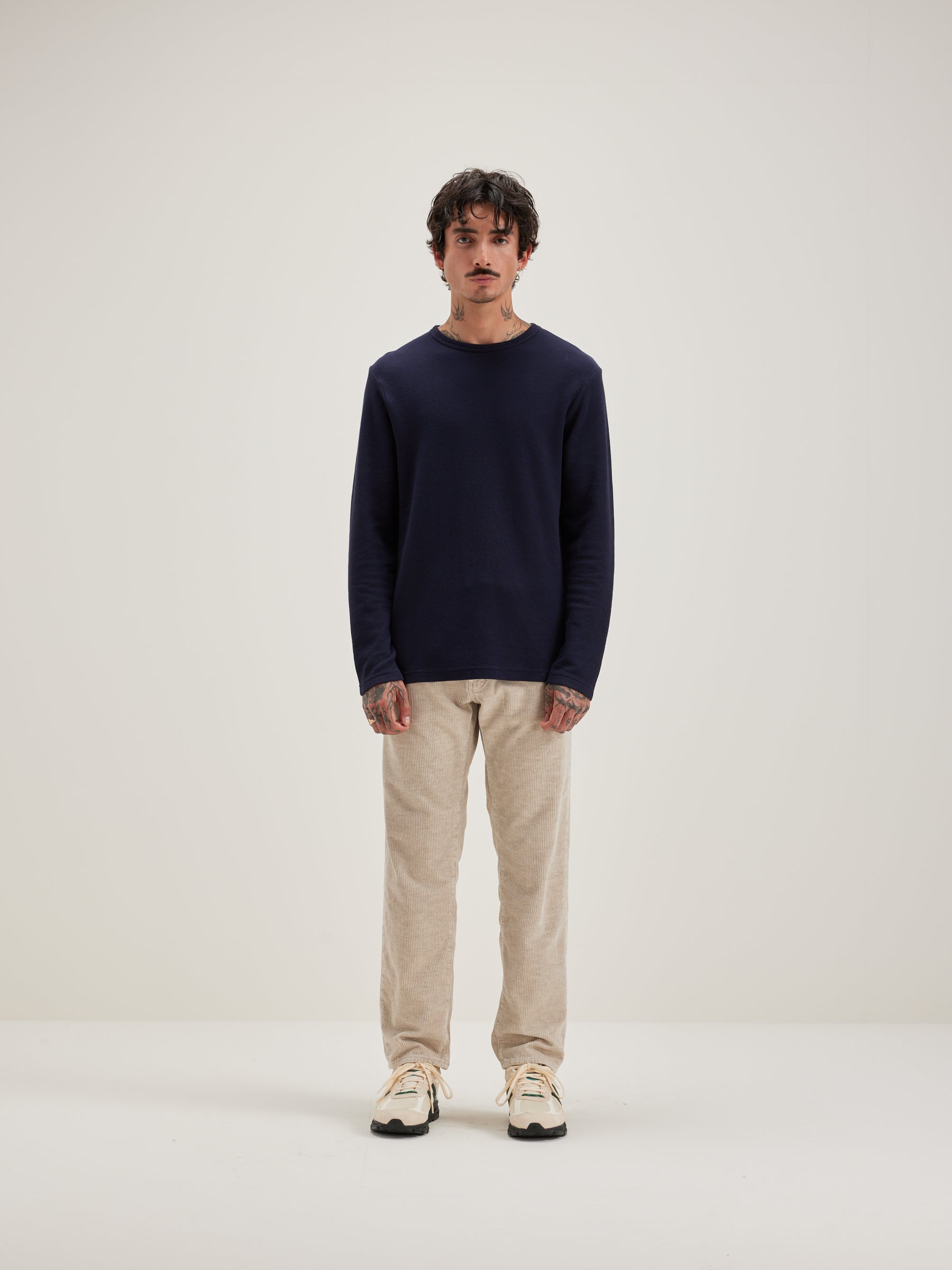 Fresh Lange Mouwen T-shirt - Navy Voor Heren | Bellerose