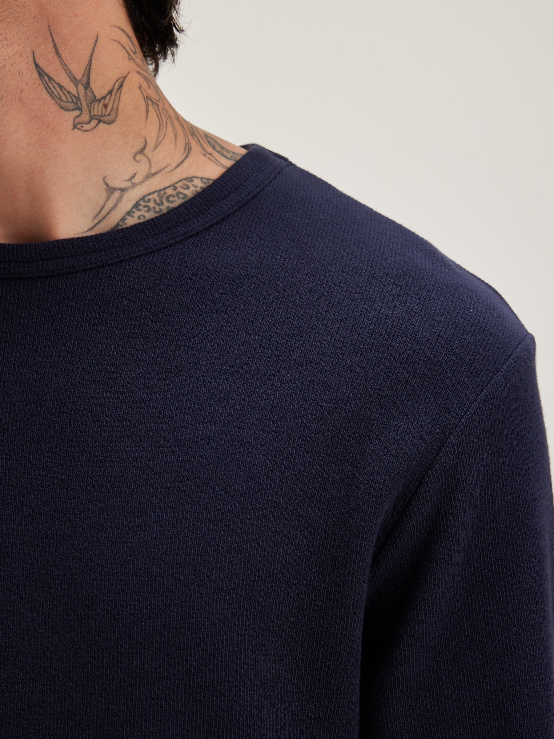 Fresh Lange Mouwen T-shirt - Navy Voor Heren | Bellerose