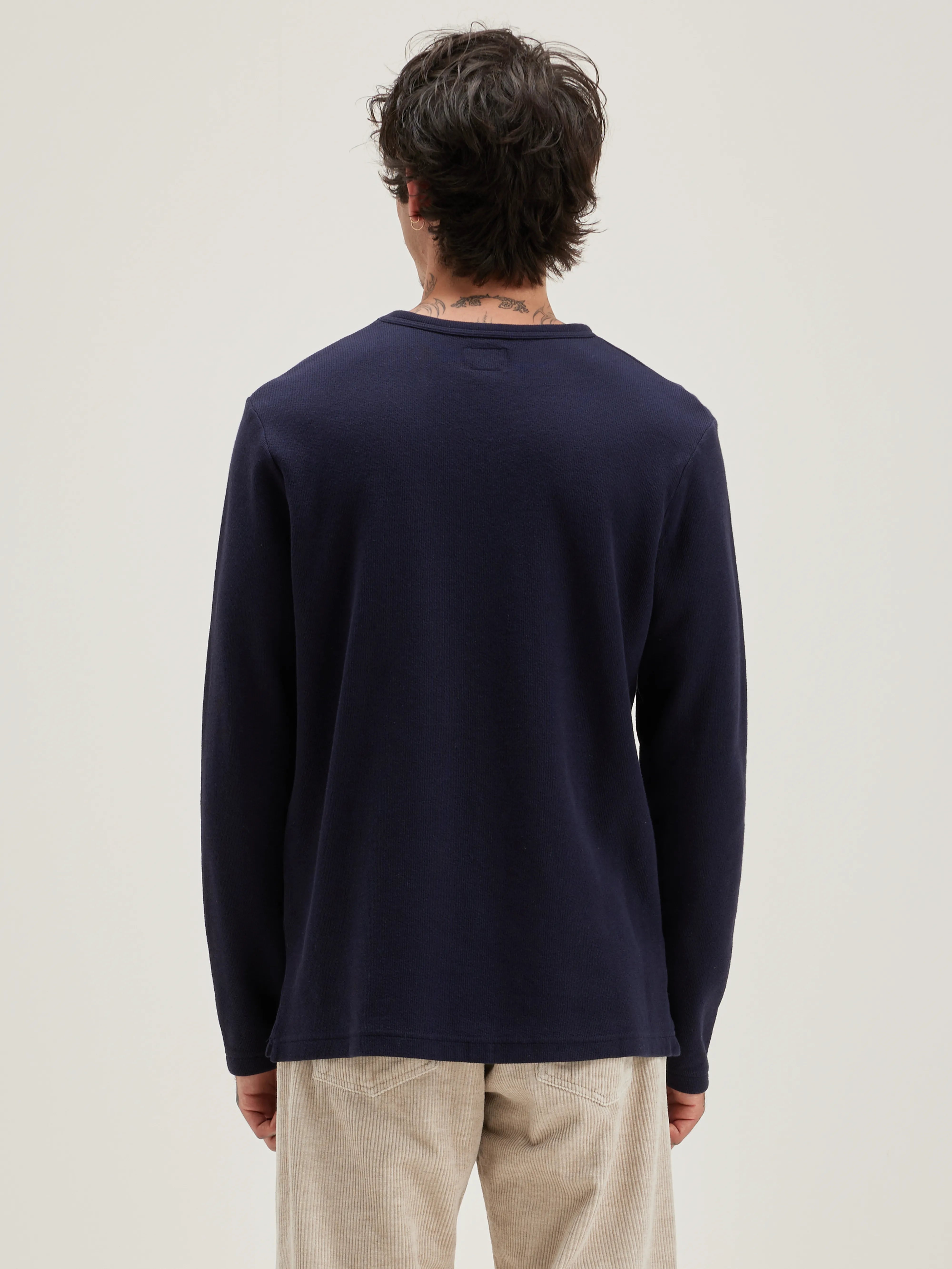 T-shirt À Manches Longues Fresh - Navy Pour Homme | Bellerose