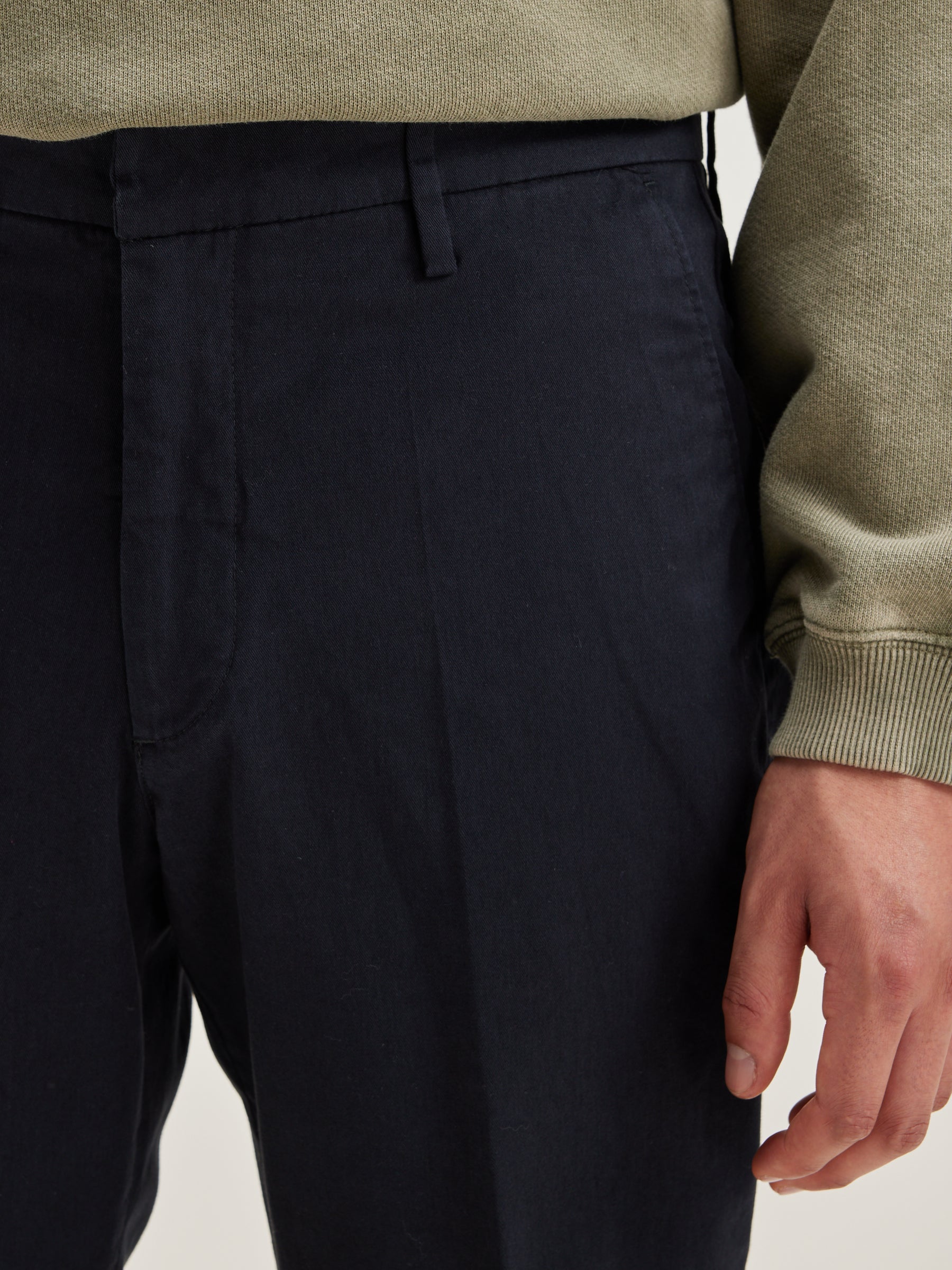 Stanley Slim Broek - Navy Voor Heren | Bellerose