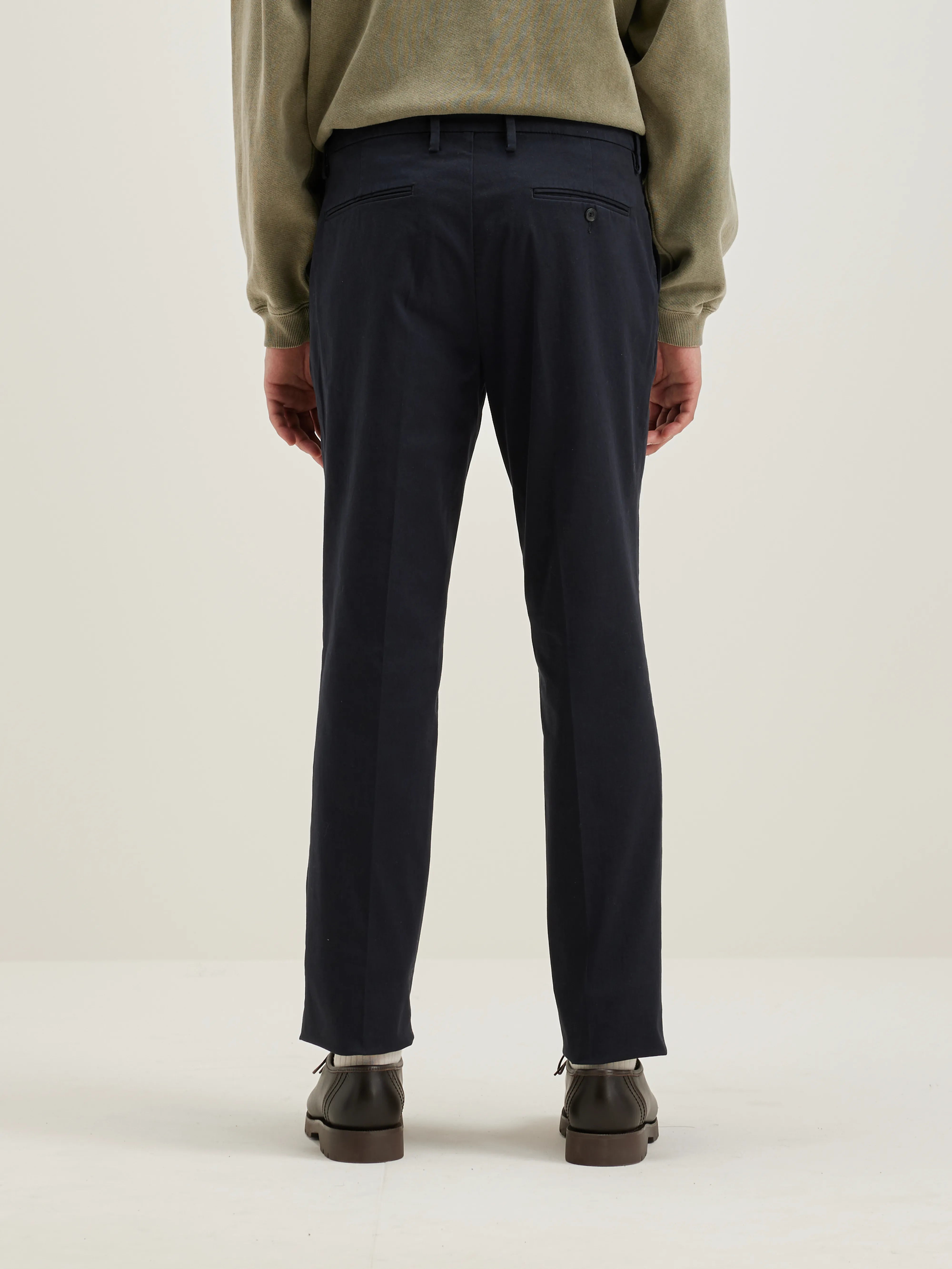 Stanley Slim Broek - Navy Voor Heren | Bellerose