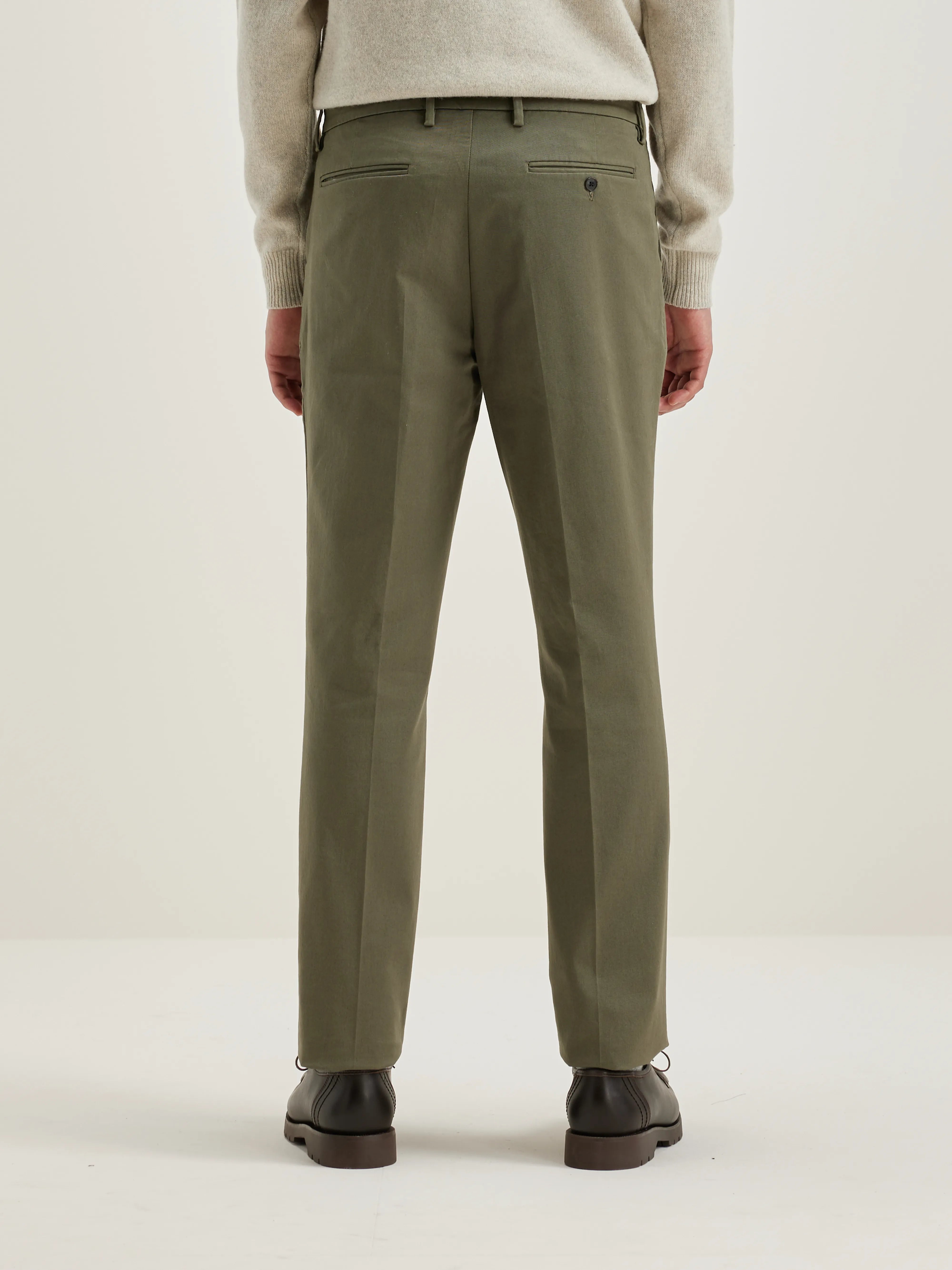 Stanley Slim Broek - Dusty olive Voor Heren | Bellerose