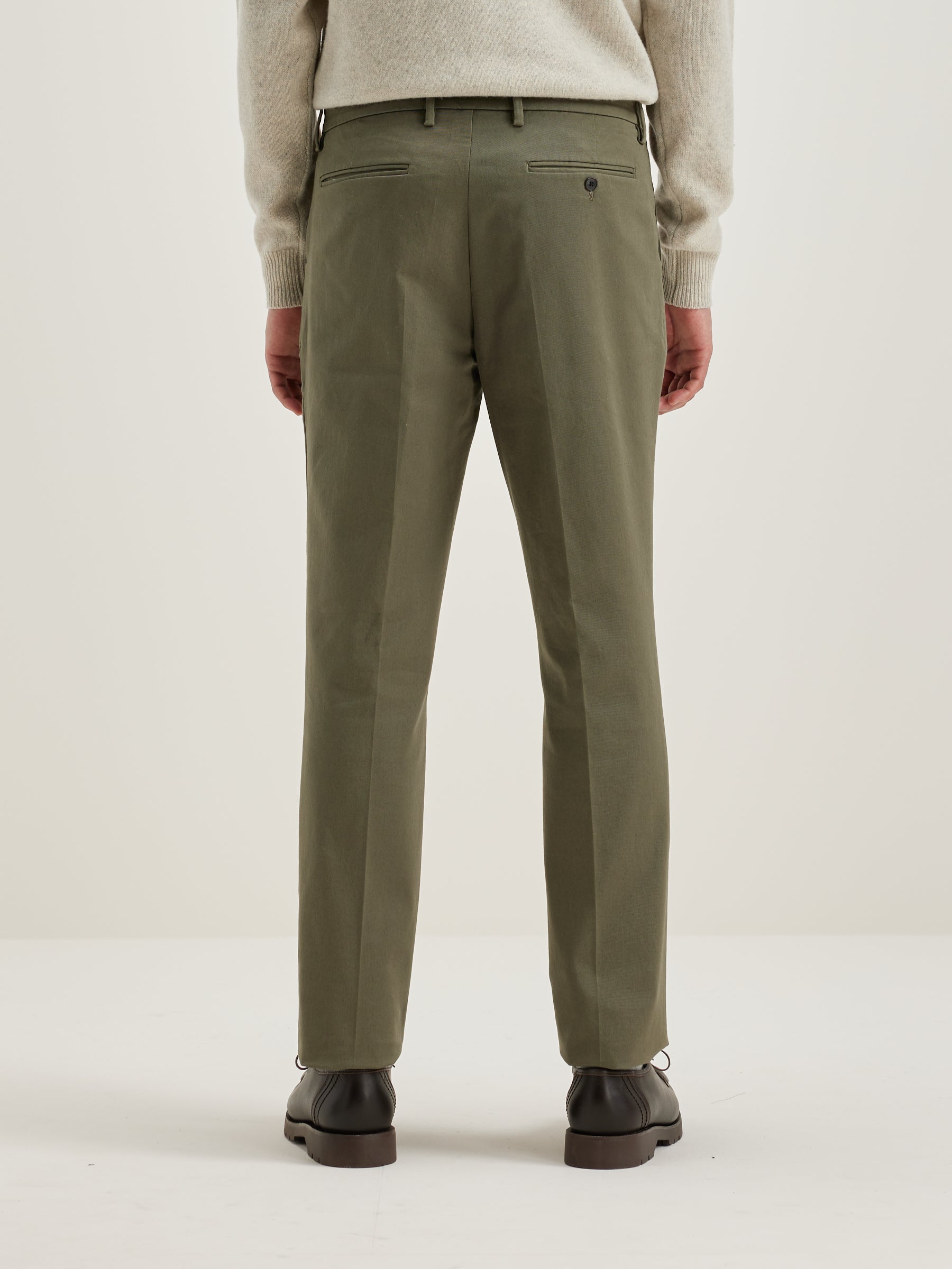 Pantalon Fuselé Stanley - Dusty olive Pour Homme | Bellerose