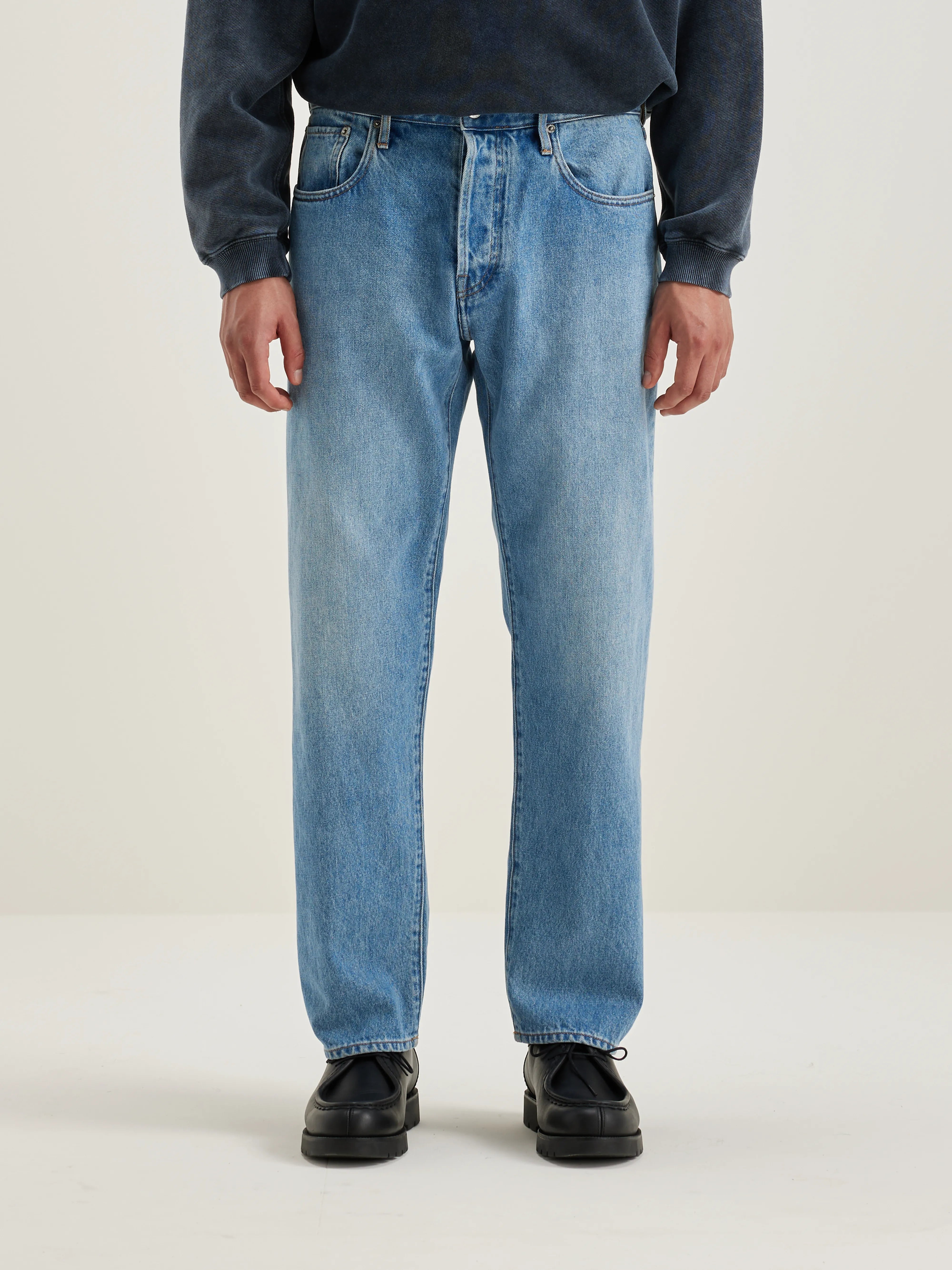 Denim N. 01 Jean Dad-style - Stone wash Pour Homme | Bellerose