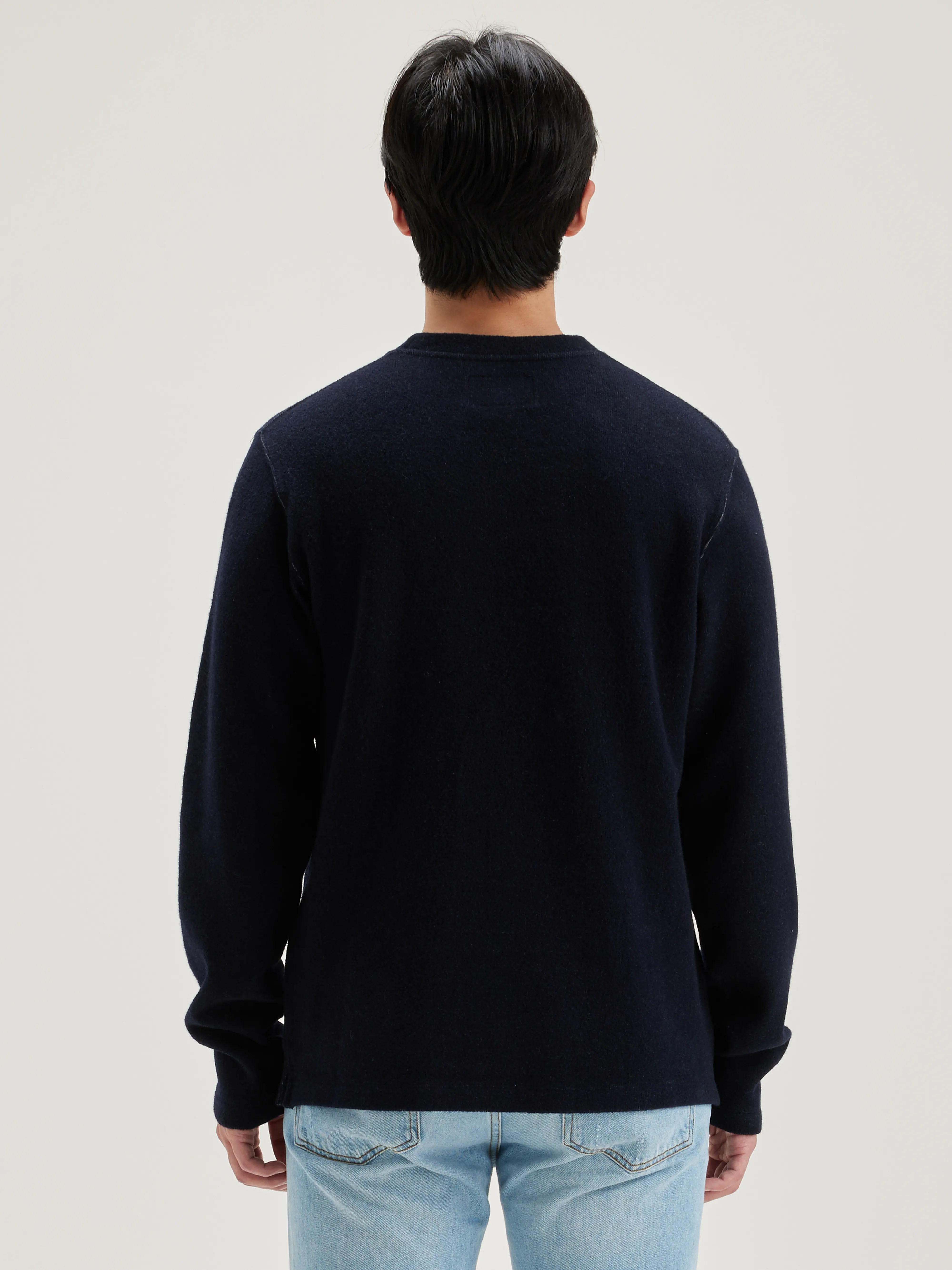 Velo Ronde Hals Sweatshirt - Myosotis Voor Heren | Bellerose