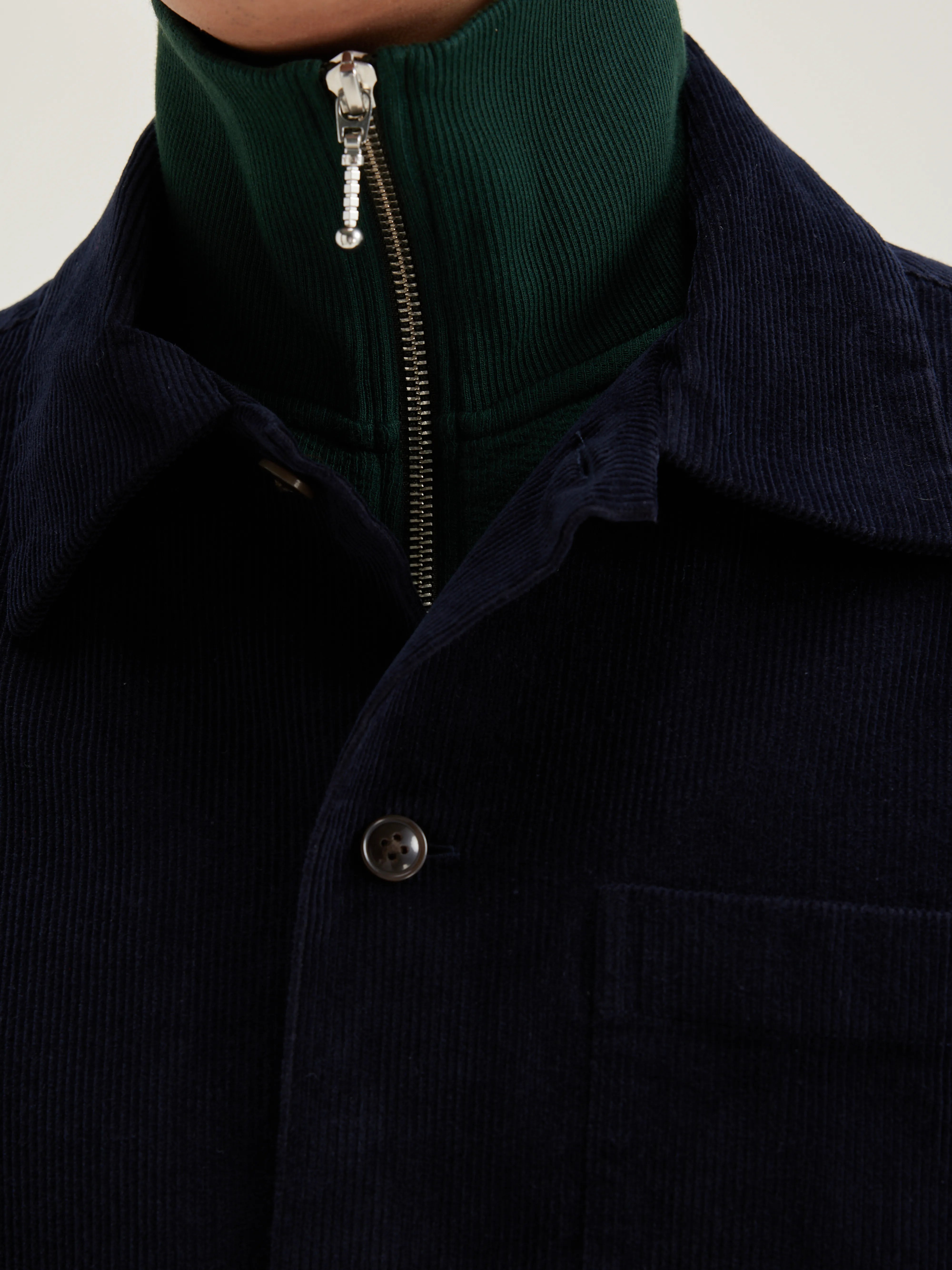 Goney Corduroy Overhemd - Navy Voor Heren | Bellerose