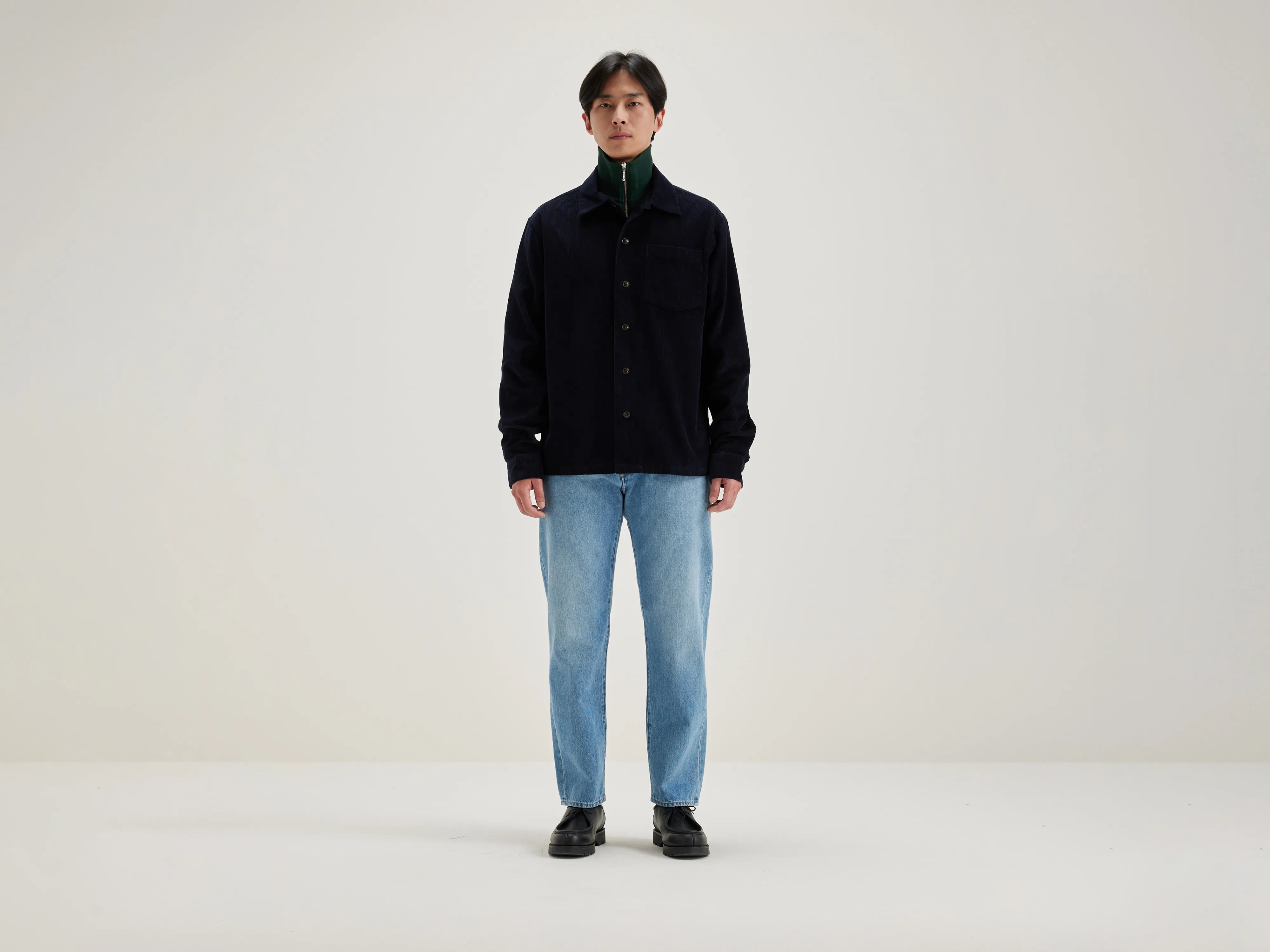 Goney corduroy overshirt (242 / M / NAVY)