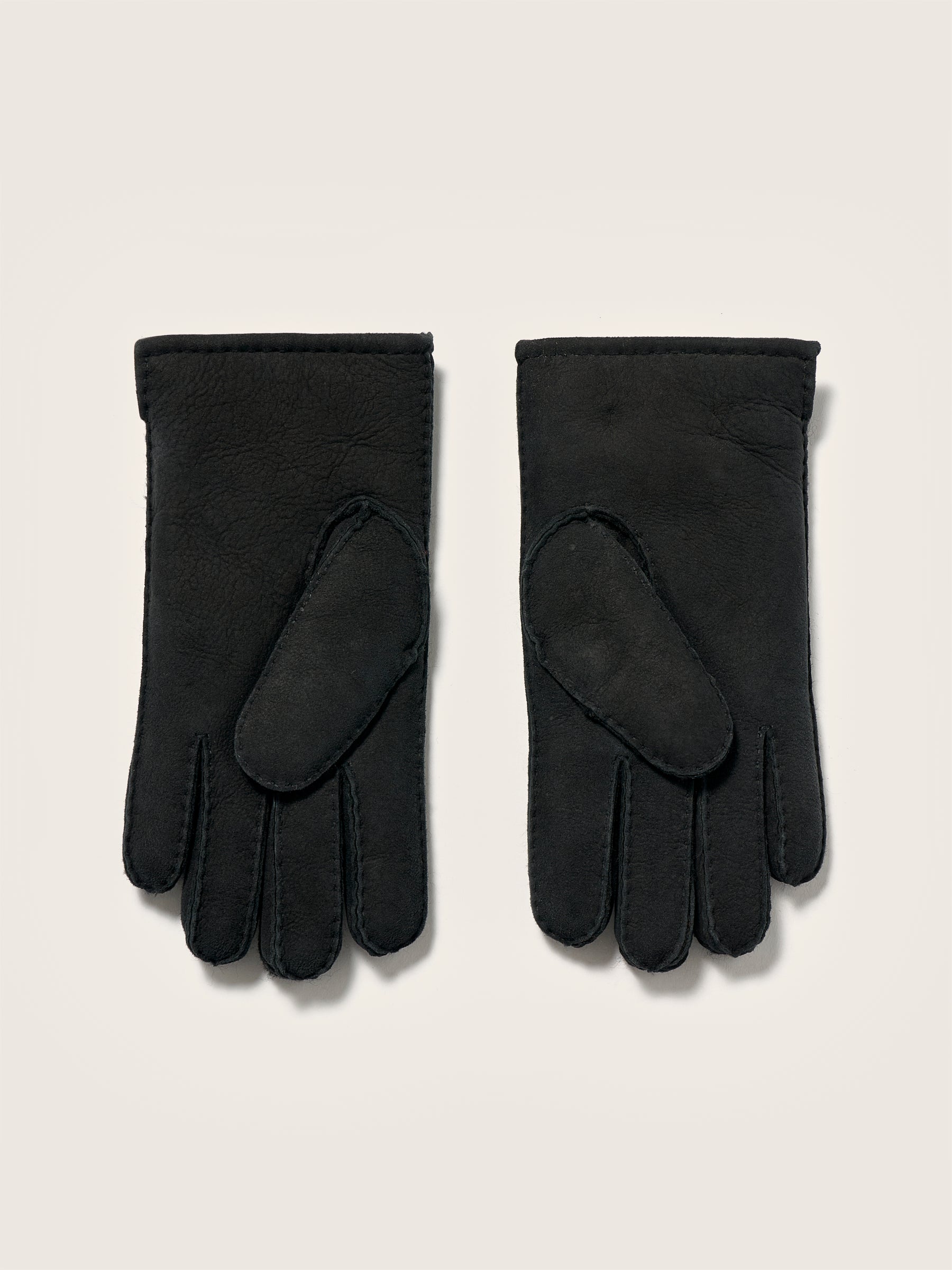 Ganam Leather Gloves - Black For Men | Bellerose