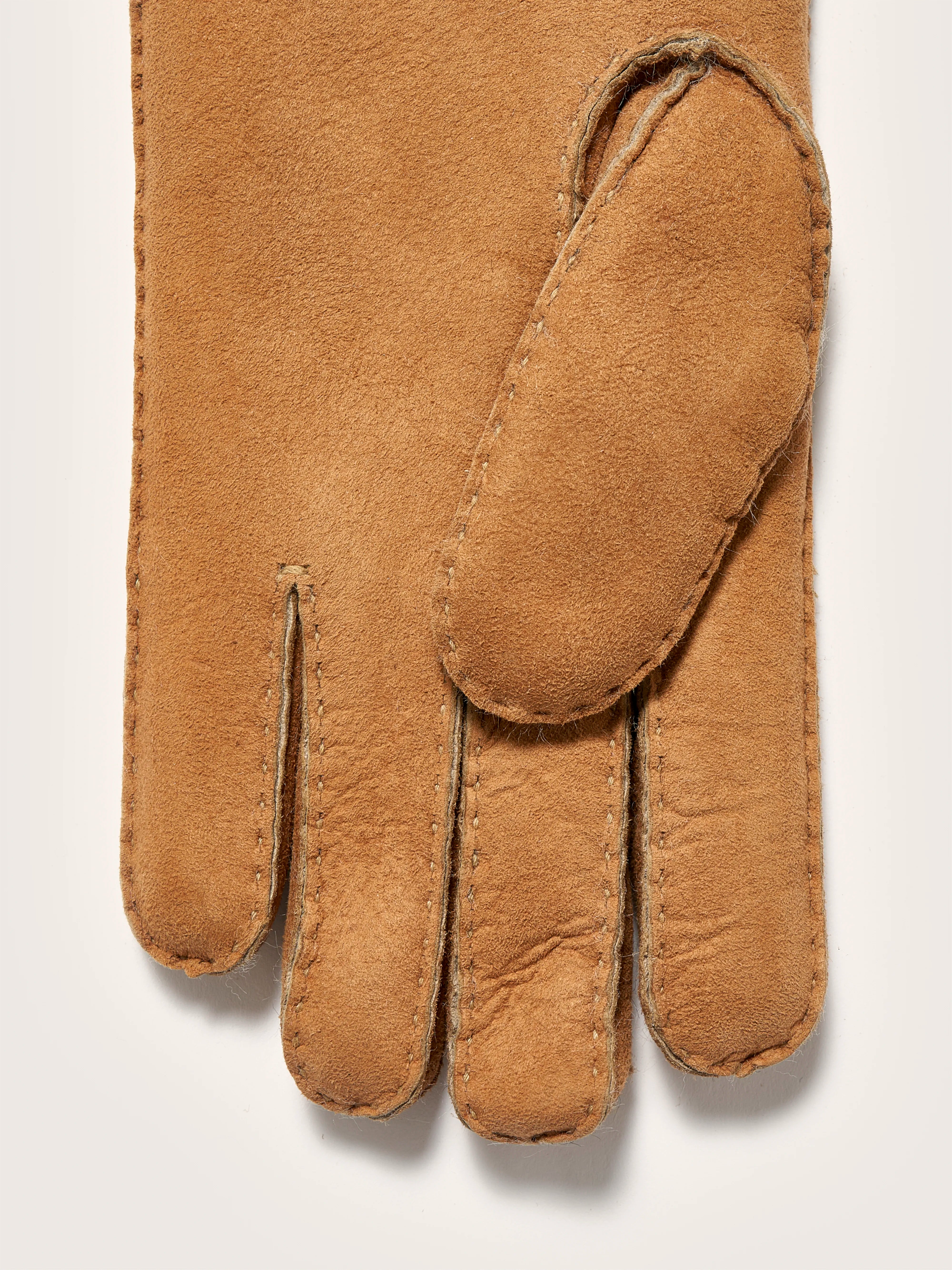 Ganam Leather Gloves - Cognac For Men | Bellerose