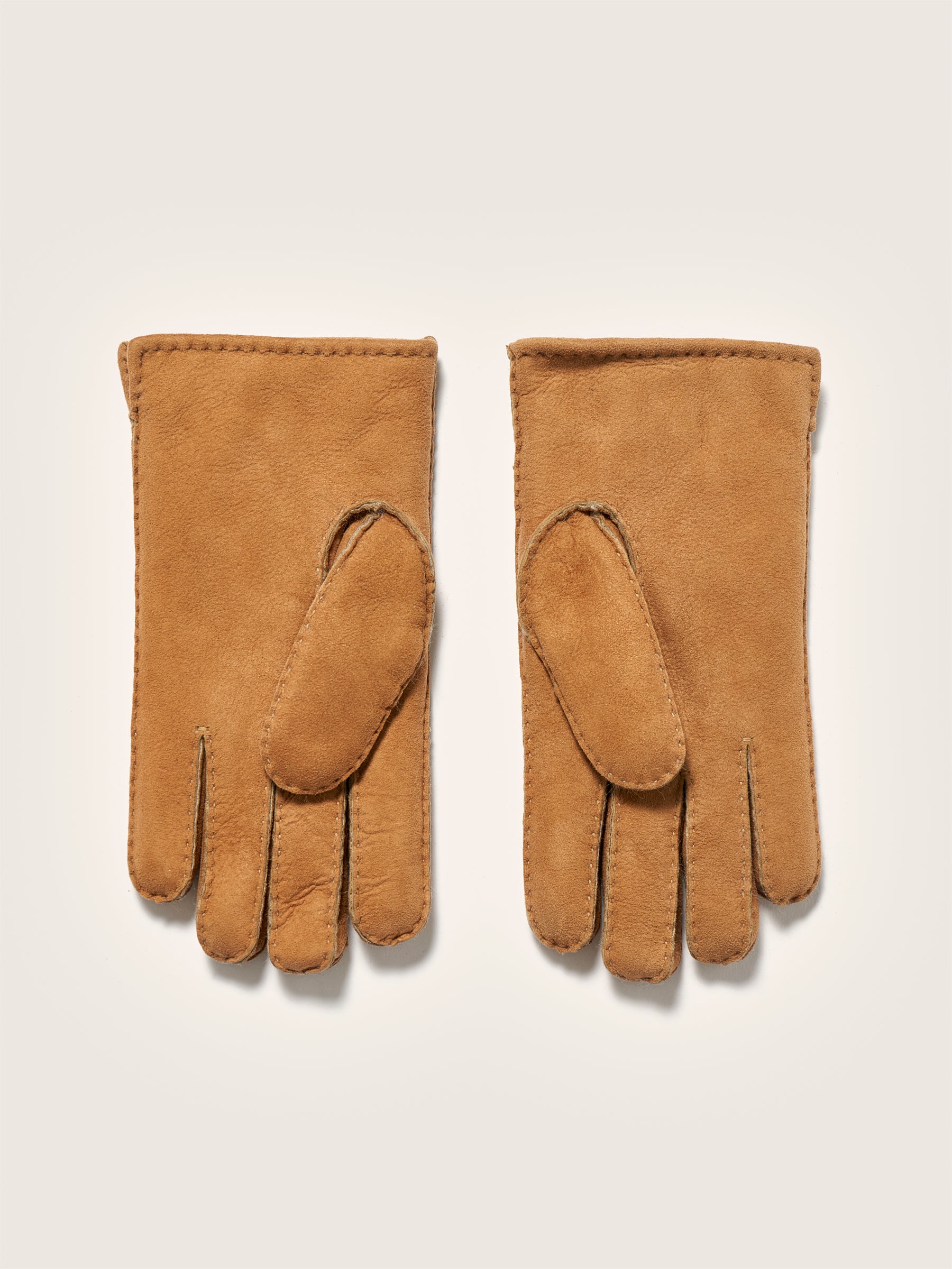 Ganam Leather Gloves - Cognac For Men | Bellerose