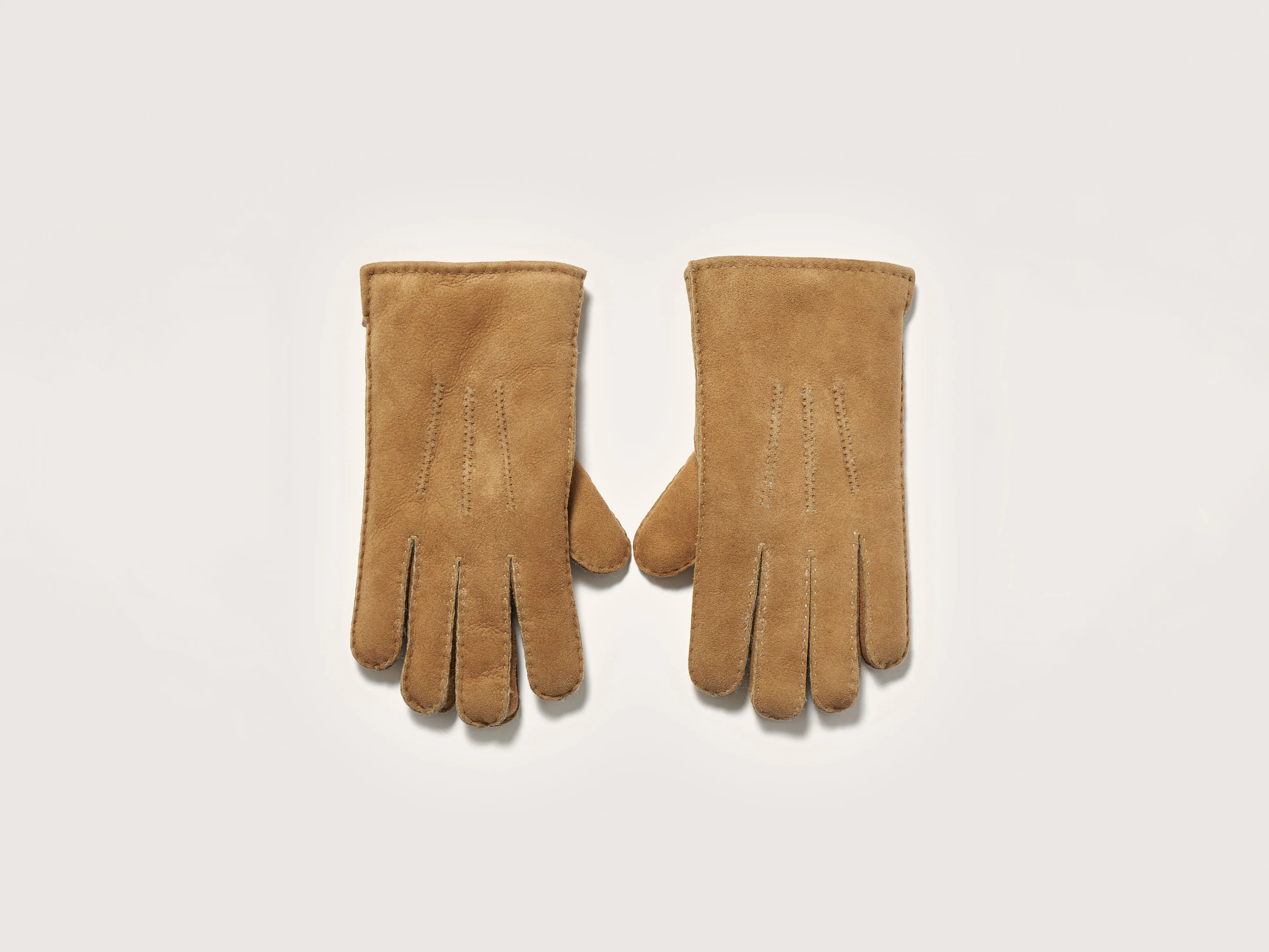 Ganam leather gloves (251 / M / COGNAC)