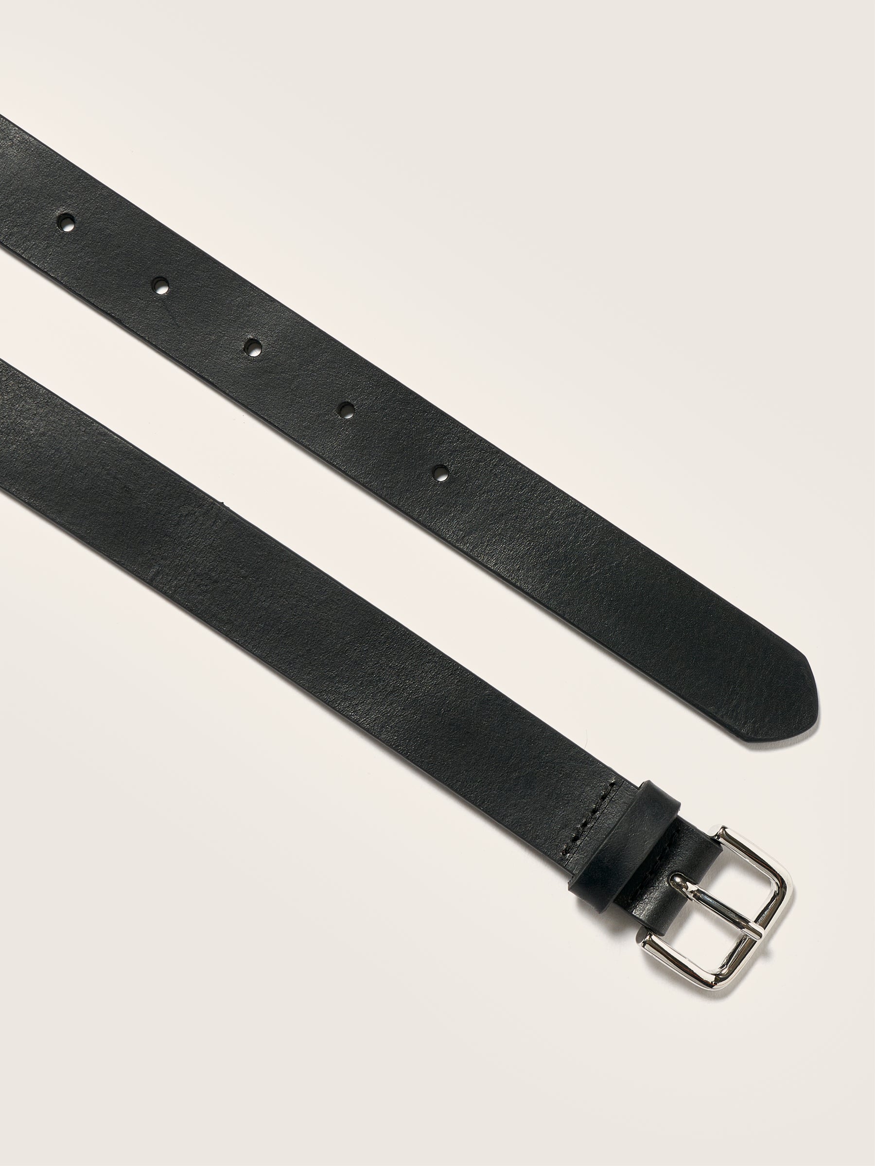 Savom Leather Belt - Black For Men | Bellerose