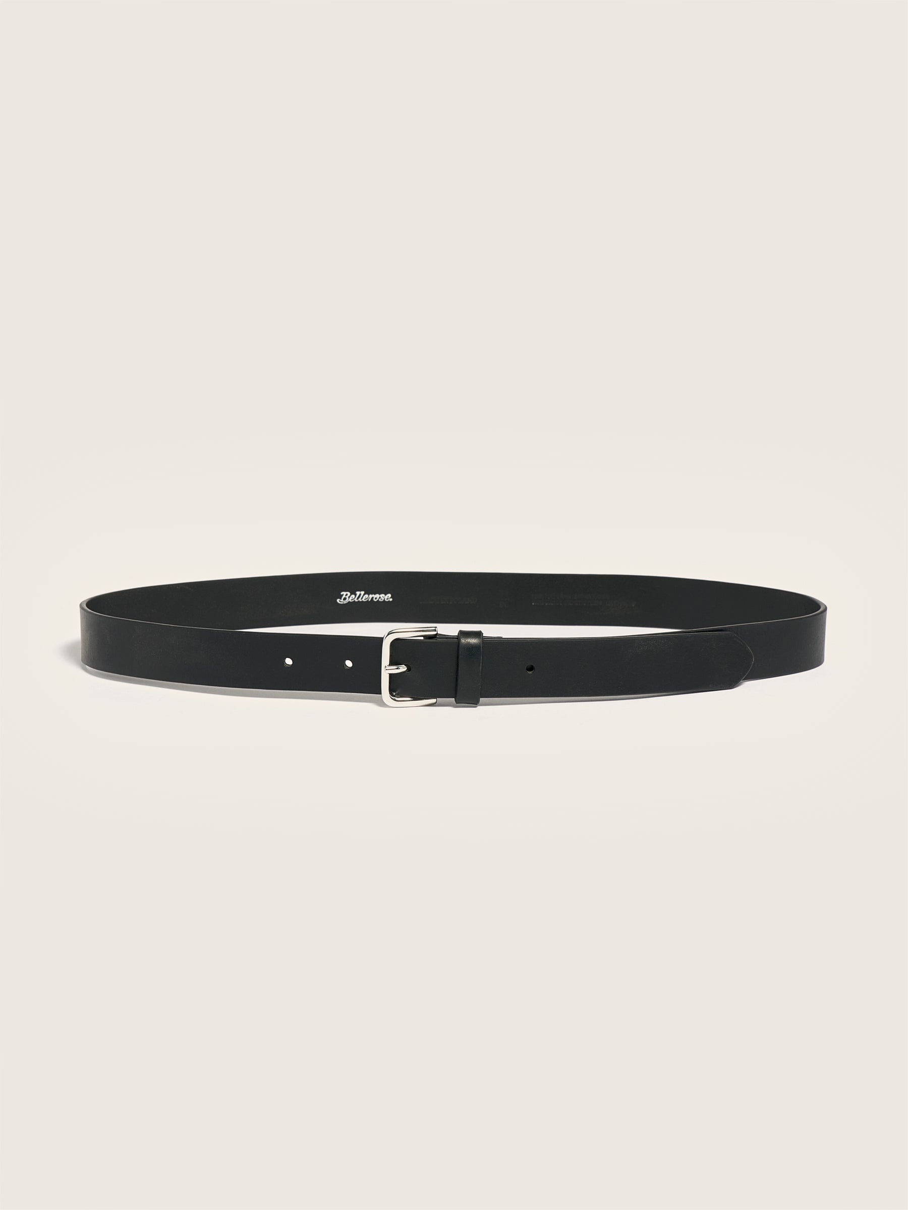 Savom Leather Belt - Black For Men | Bellerose