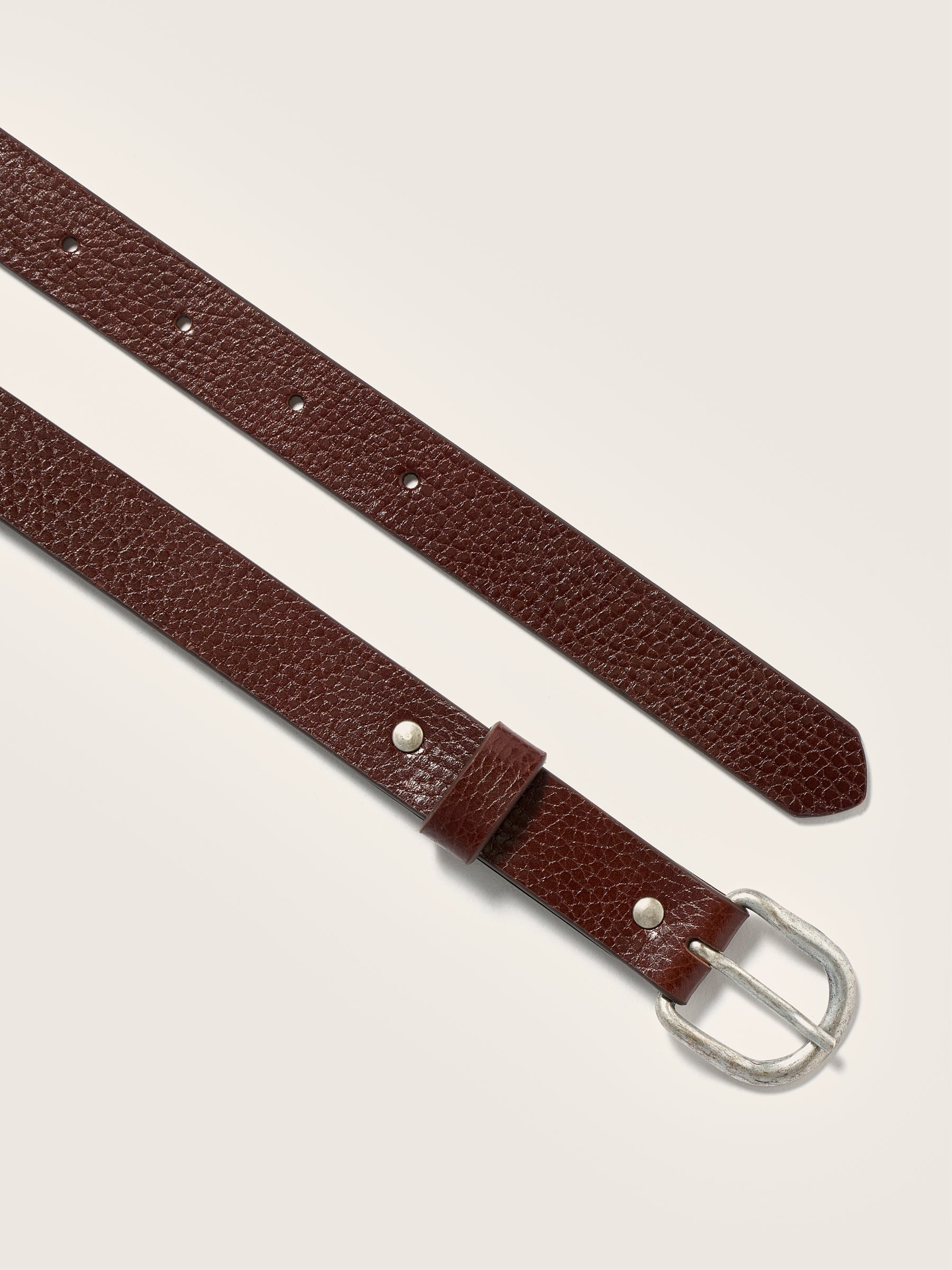 Savom Leather Belt - Chocolate For Men | Bellerose