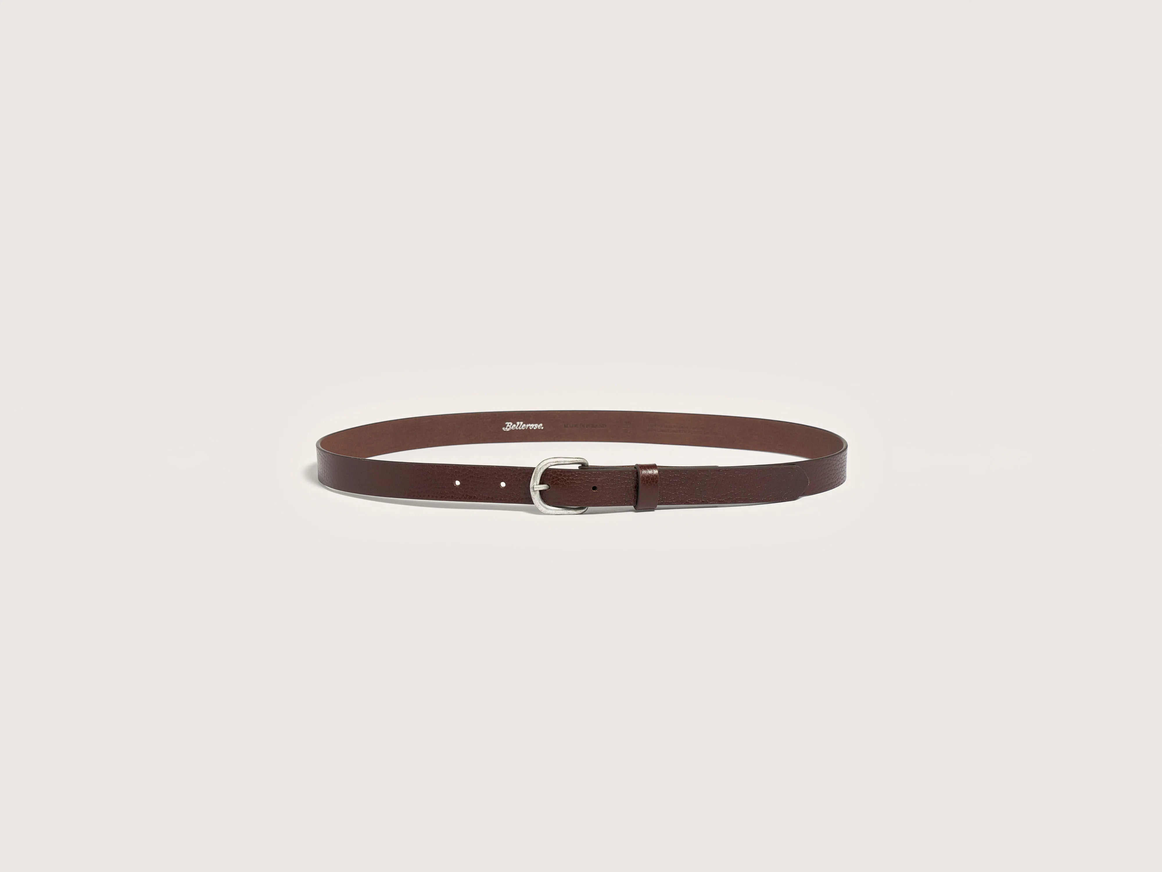 Ceinture En Cuir Selta - Chocolate Pour Homme | Bellerose