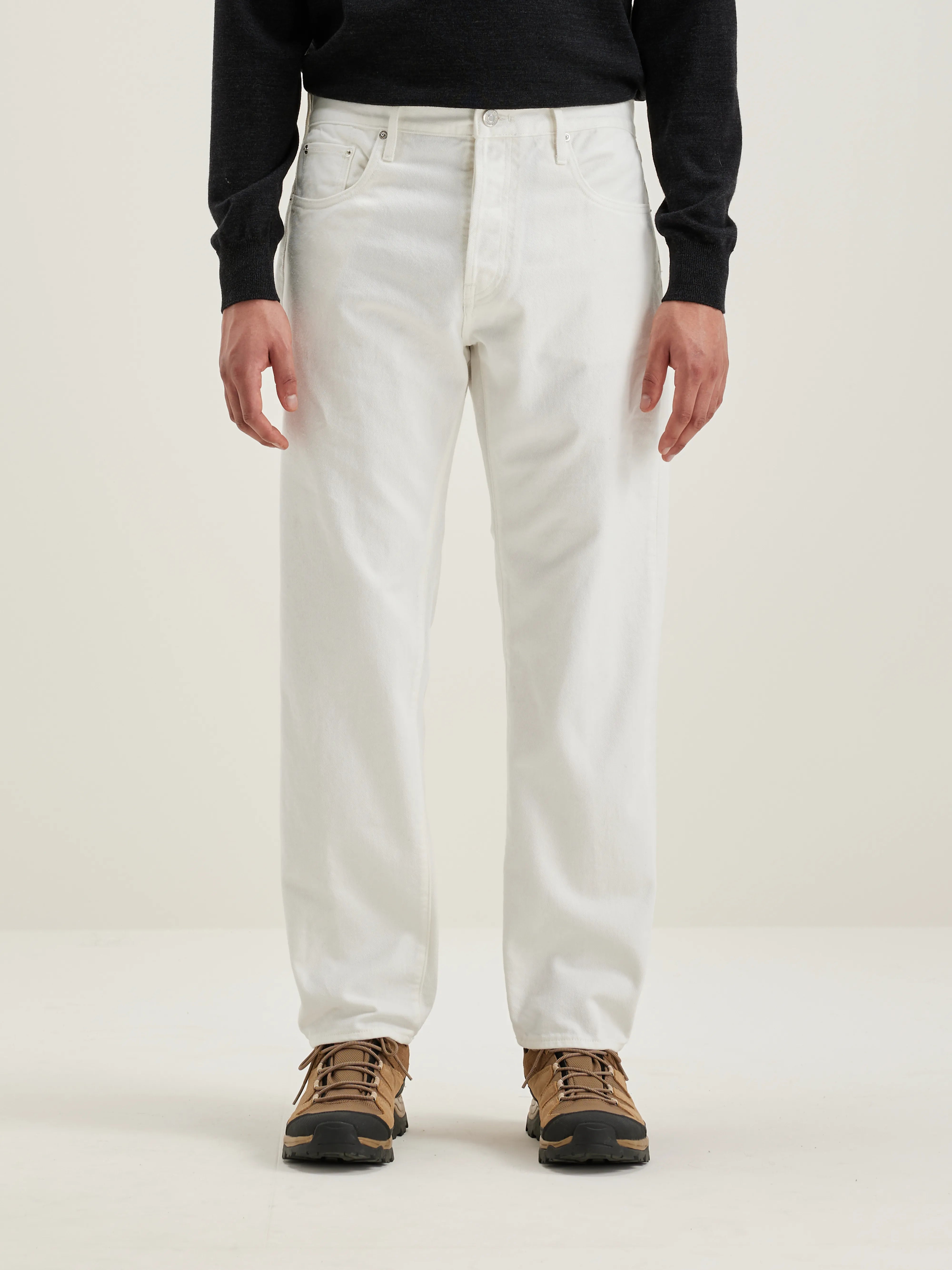 Percy Dad-style Jeans - Snow Voor Heren | Bellerose