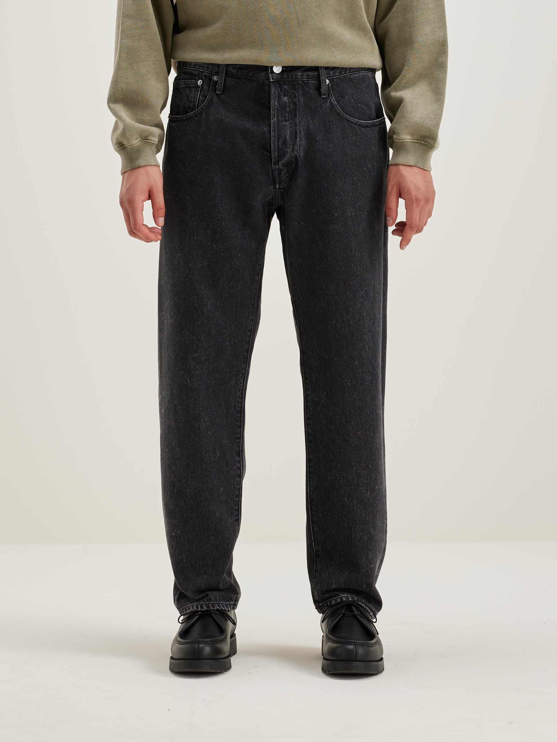 Percy Dad-style Jeans - Vintage black Voor Heren | Bellerose