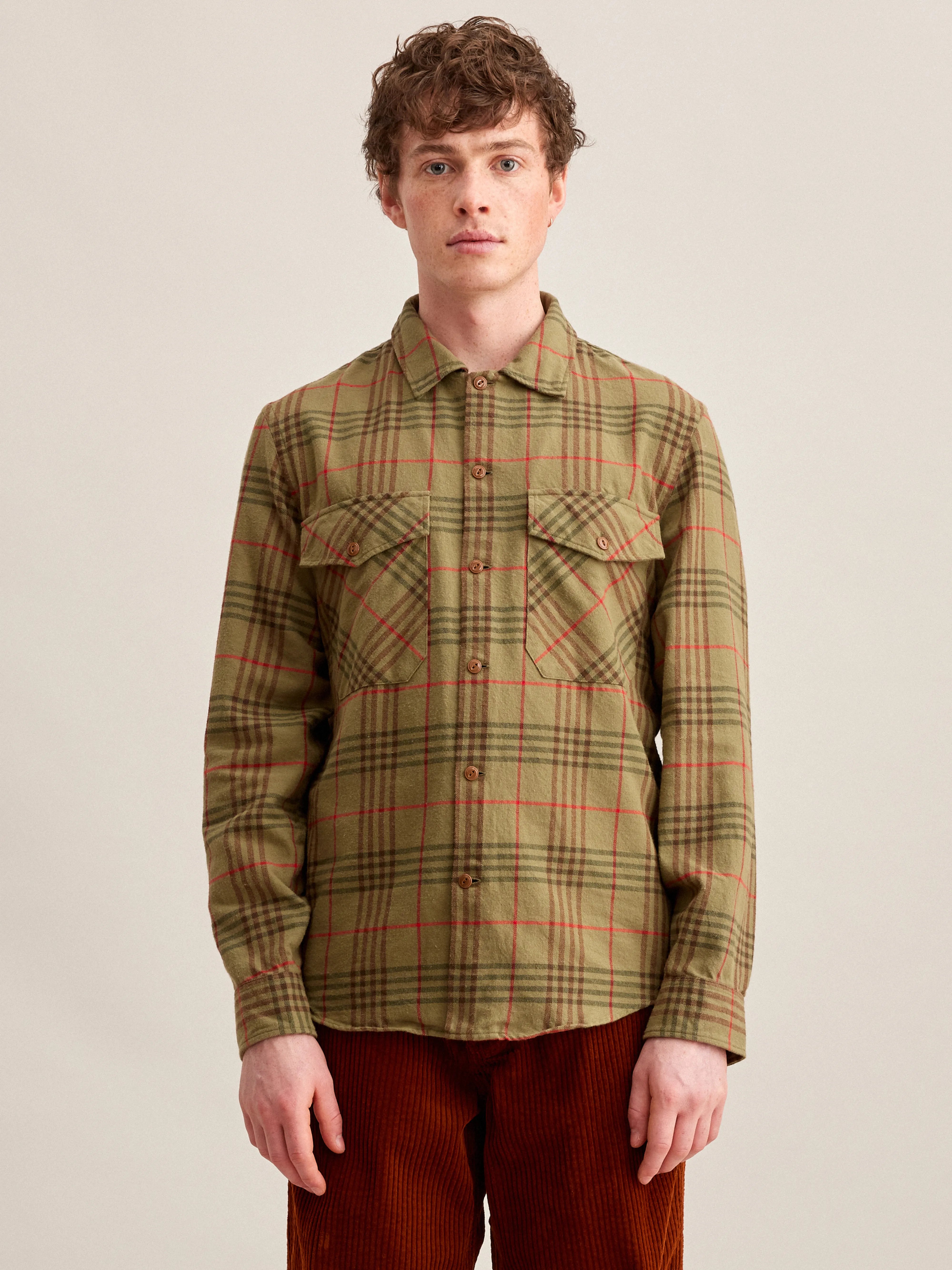 Chemise Francis - British khaki Pour Homme | Bellerose