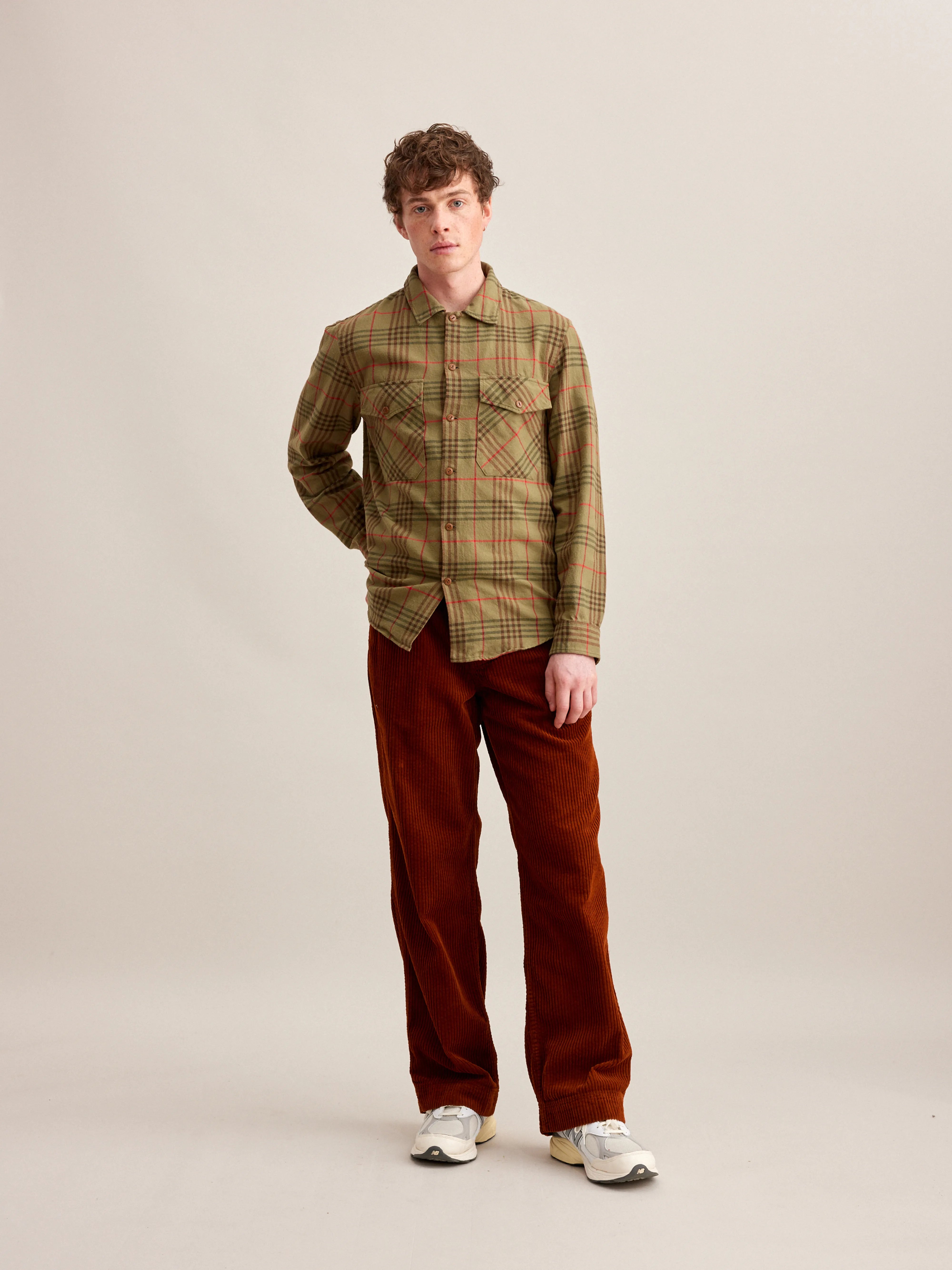 Chemise Francis - British khaki Pour Homme | Bellerose