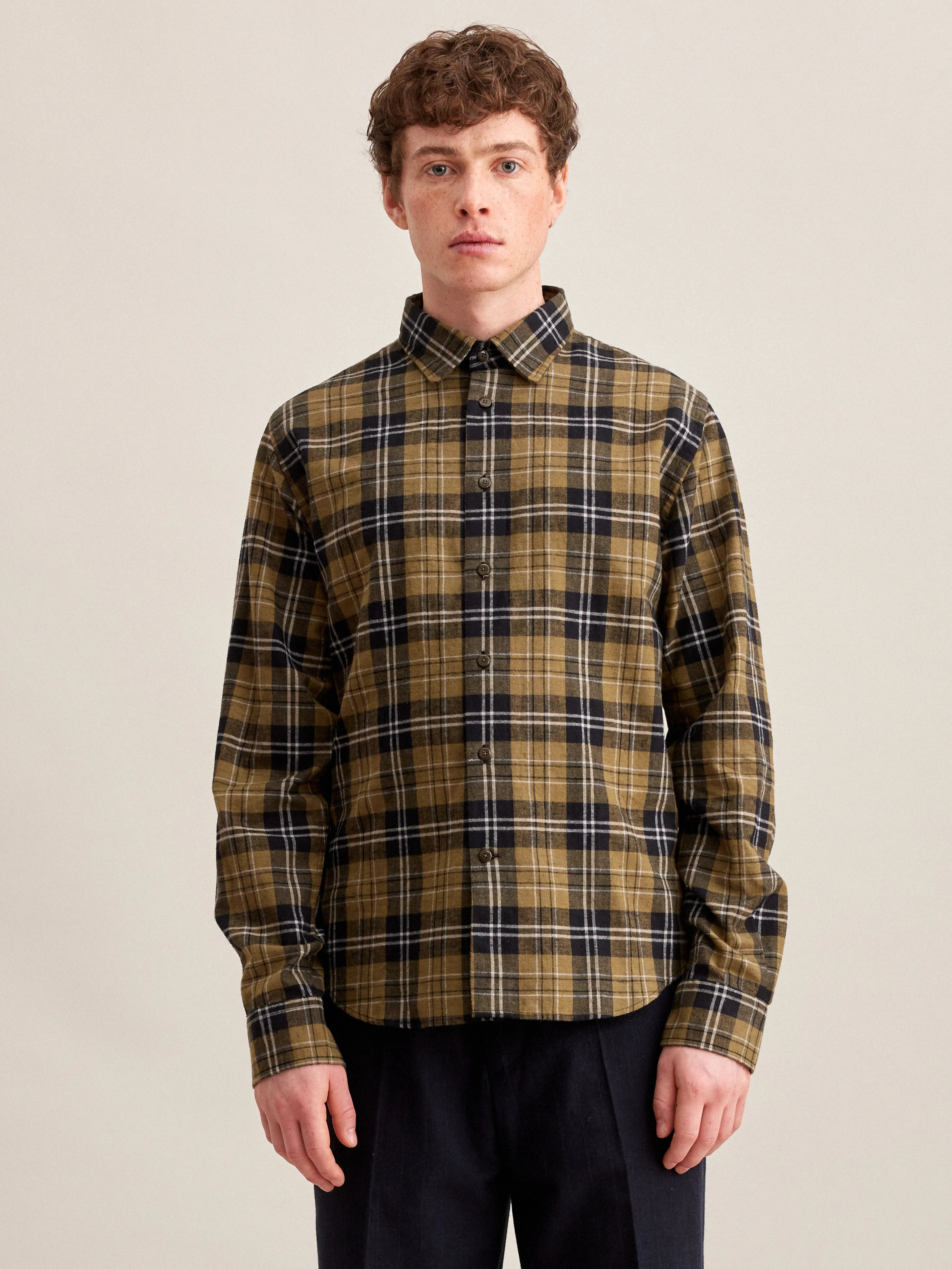 Frank Shirt - British khaki For Men | Bellerose