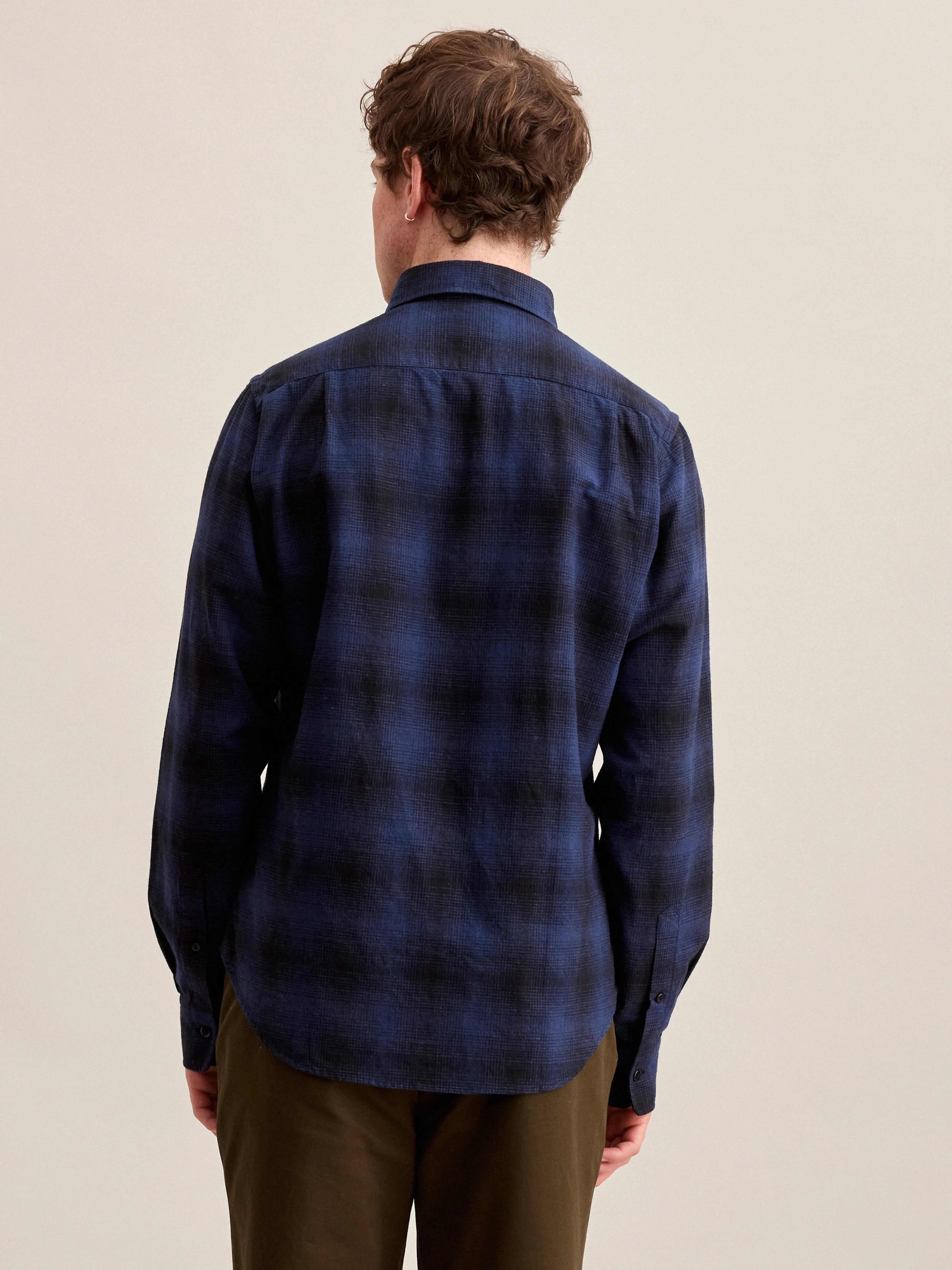 Chemise Frank - Blueberry Pour Homme | Bellerose