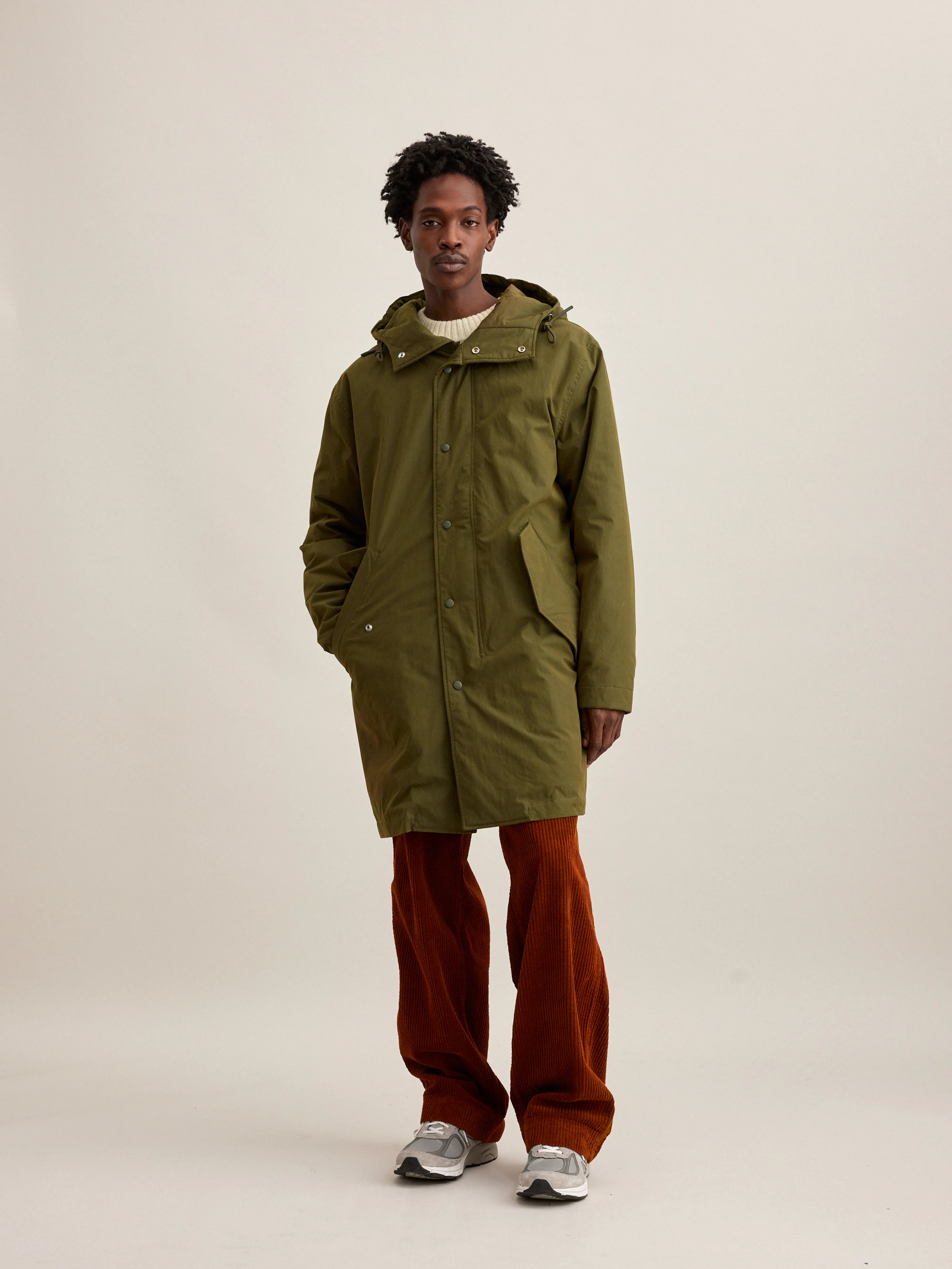 Olive green parka hotsell