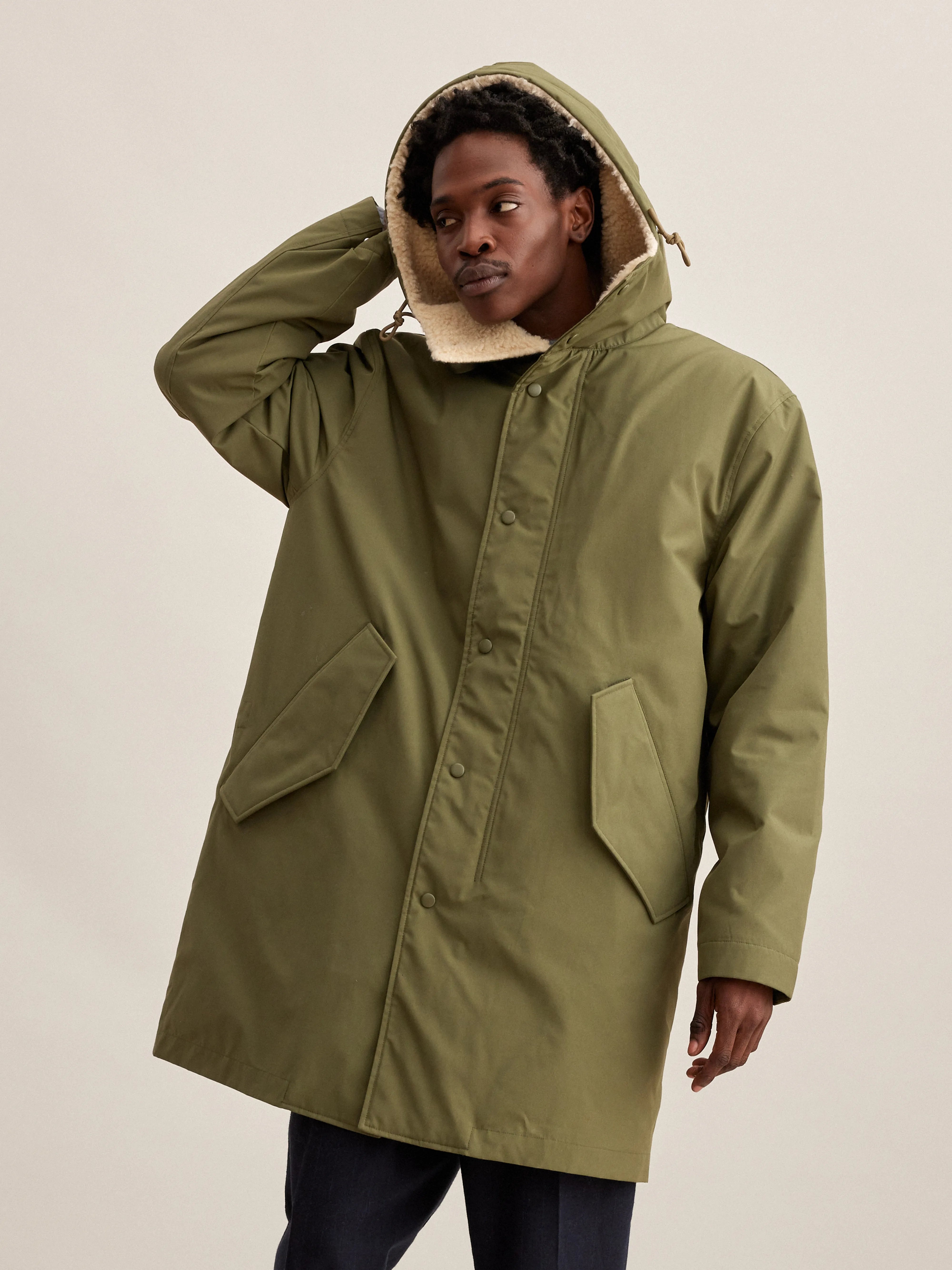 Hanson Parka - Army Voor Heren | Bellerose