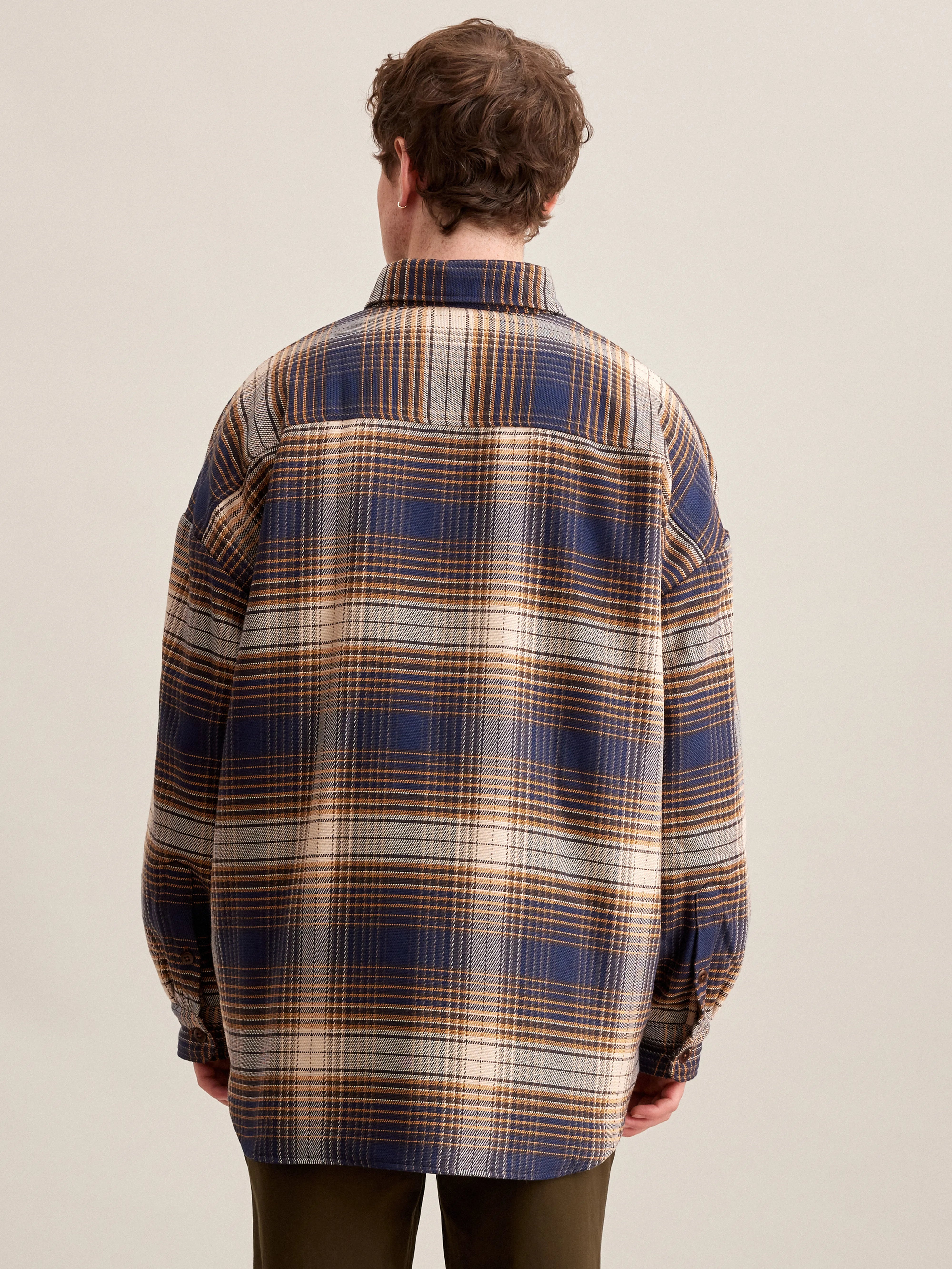 Lowe Overshirt - America / British khaki For Men | Bellerose