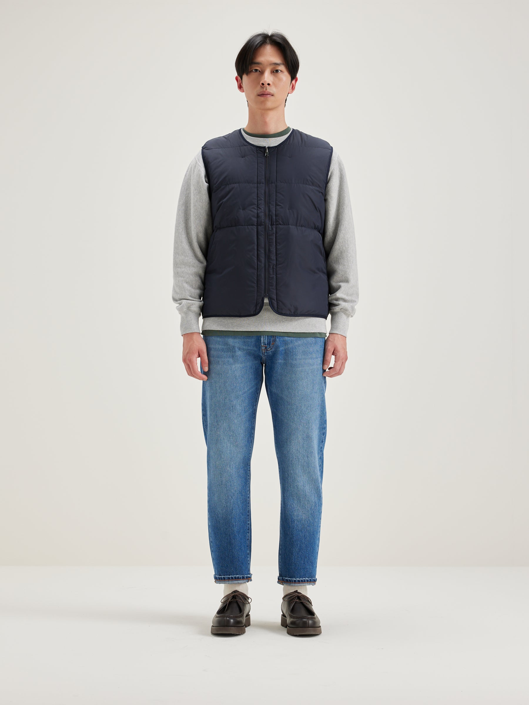 Veste Sans Manches Hoch - Navy Pour Homme | Bellerose