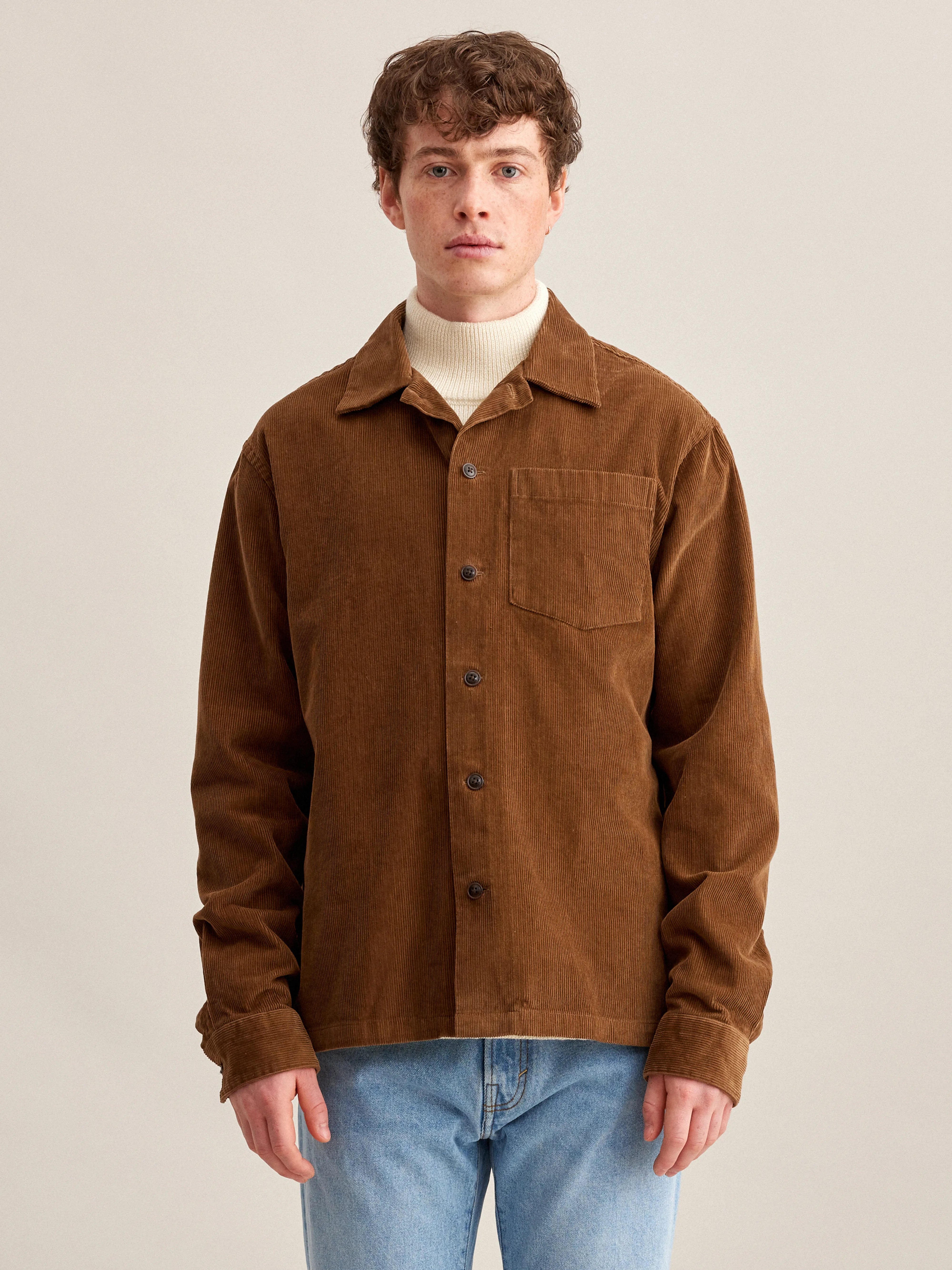 Goney Overshirt - British khaki For Men | Bellerose