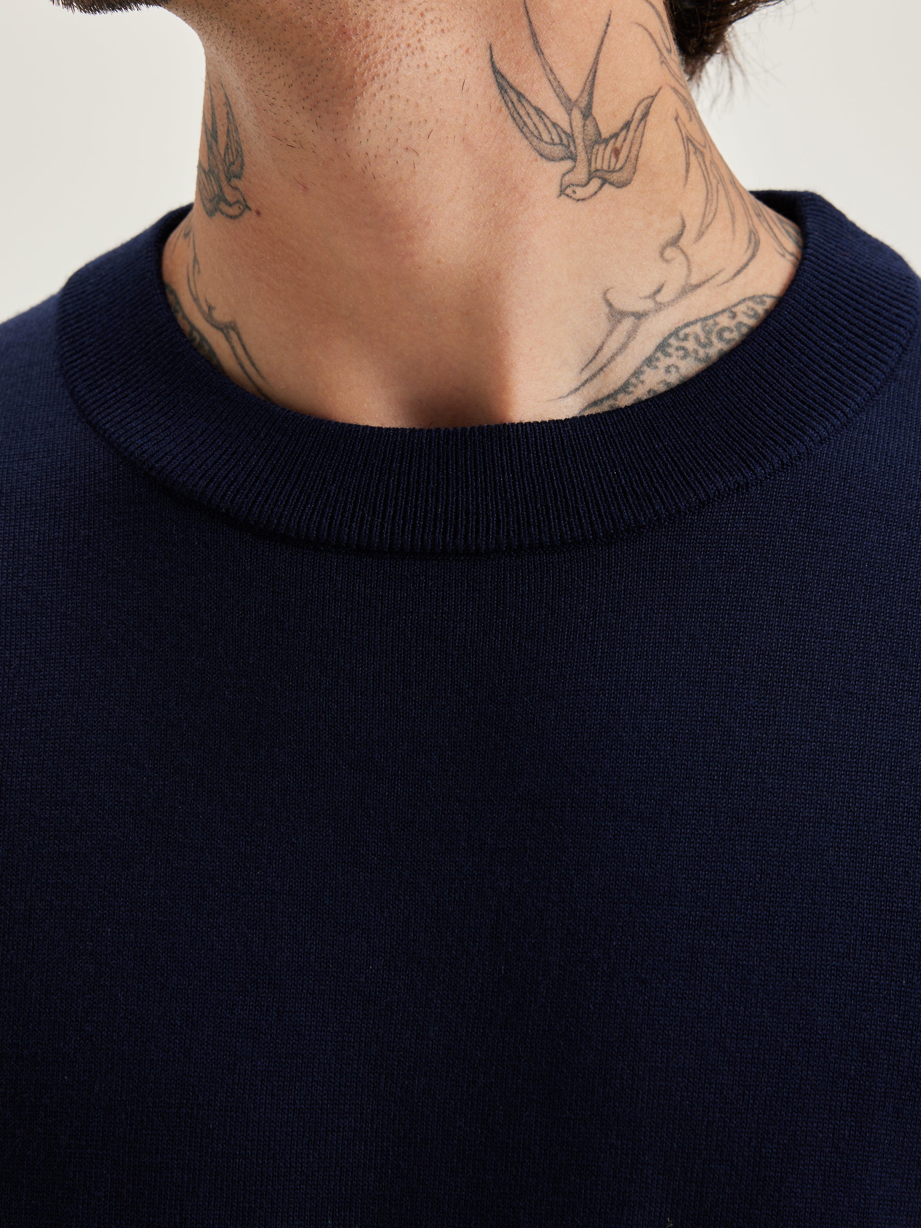 Dilliv crew-neck sweater (251 / M / NAVY)