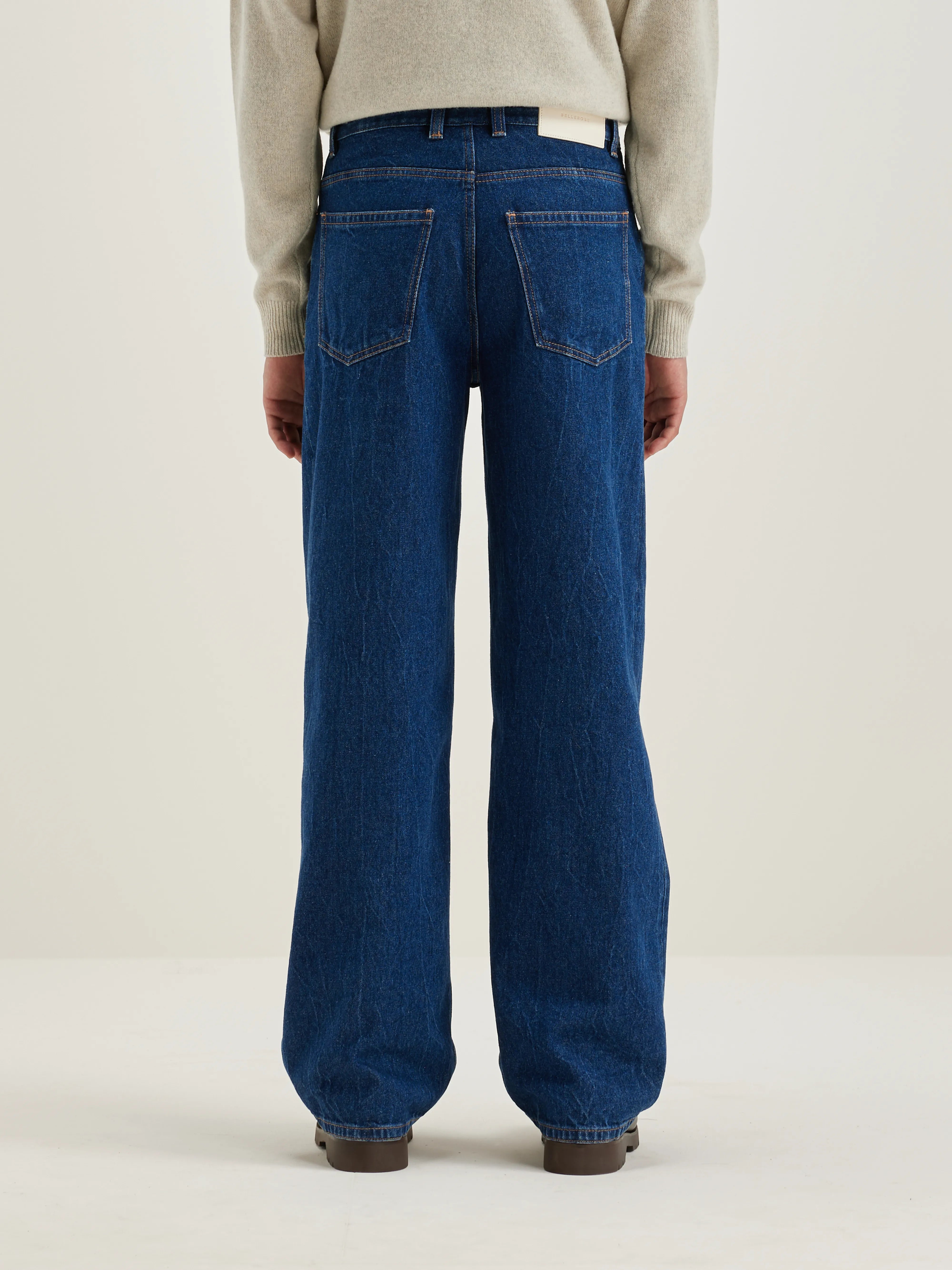 Jean Large Pinter - Vintage medium blue Pour Homme | Bellerose