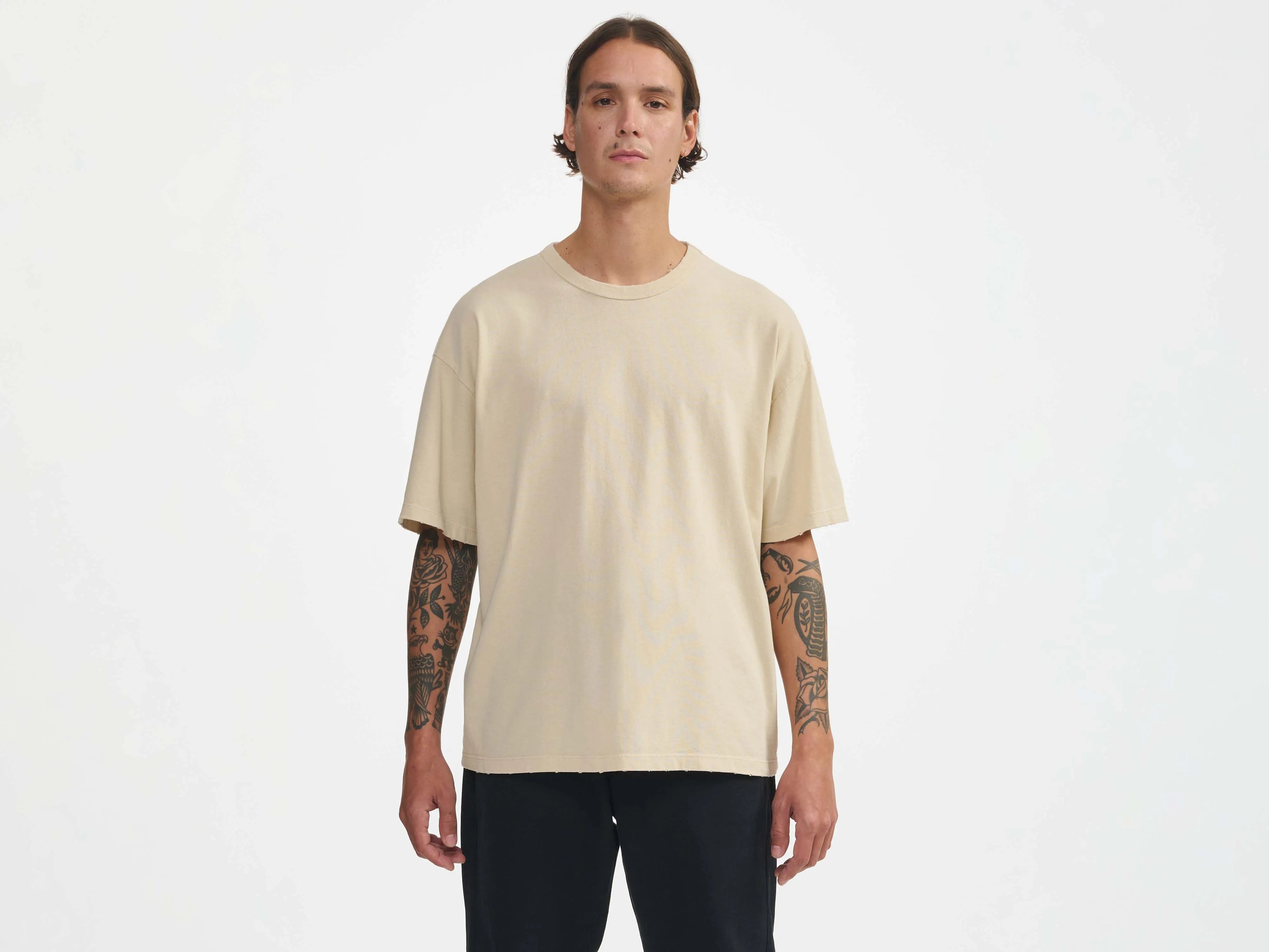 t-shirt vouch (241 / M / CALCAIRE)