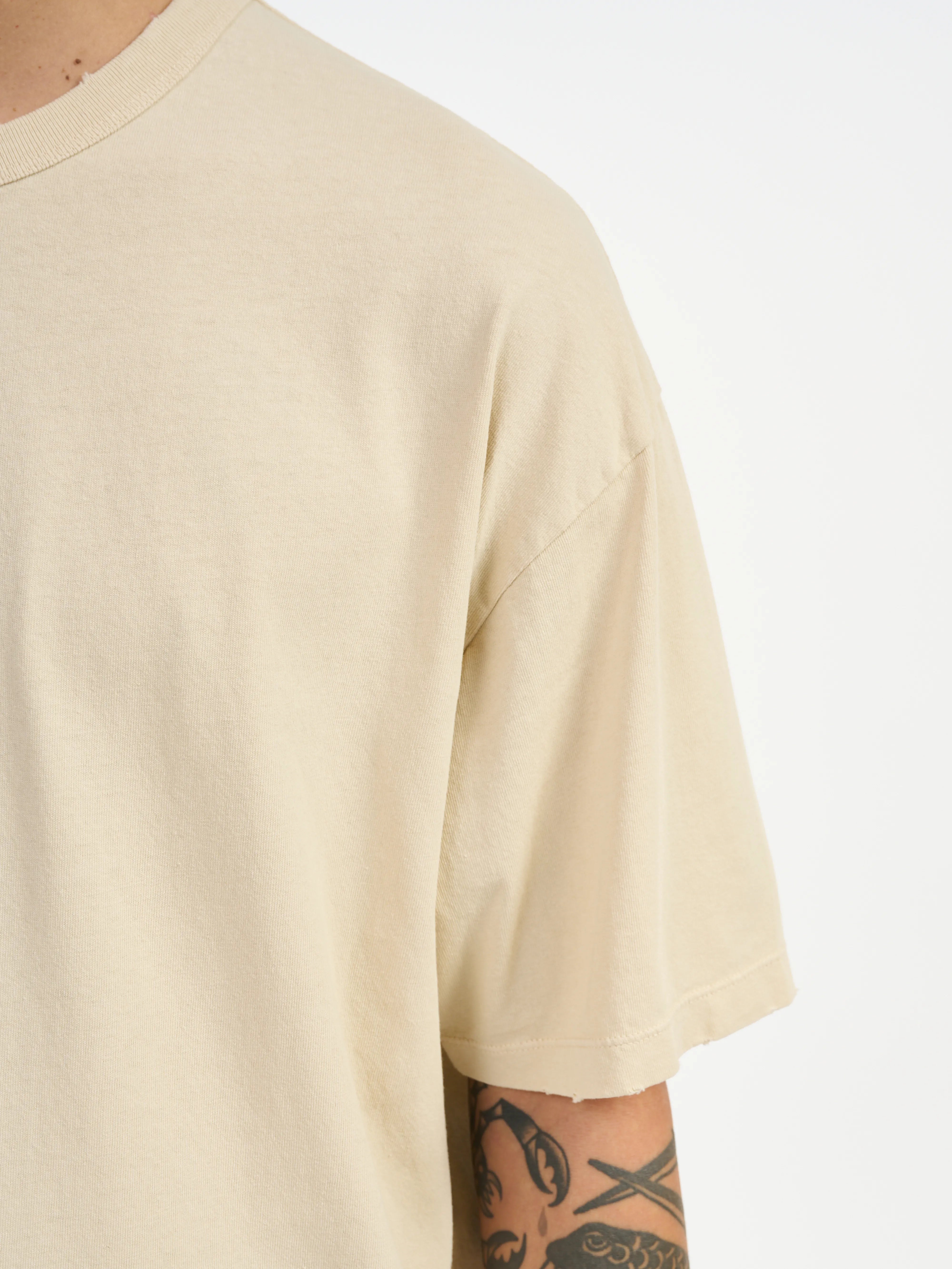 t-shirt vouch (241 / M / CALCAIRE)