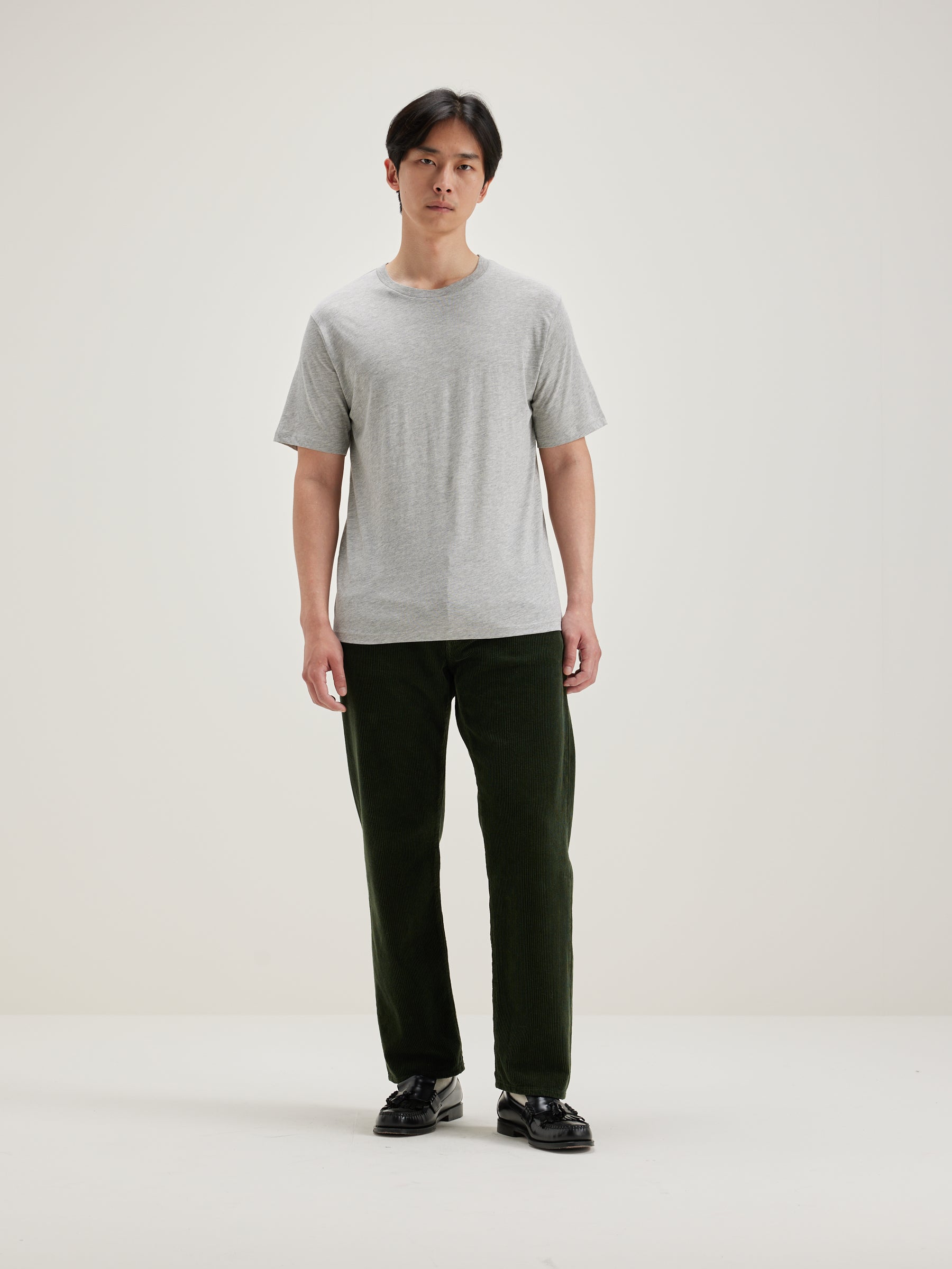 Vinx Korte Mouwen T-shirt - Heather grey Voor Heren | Bellerose