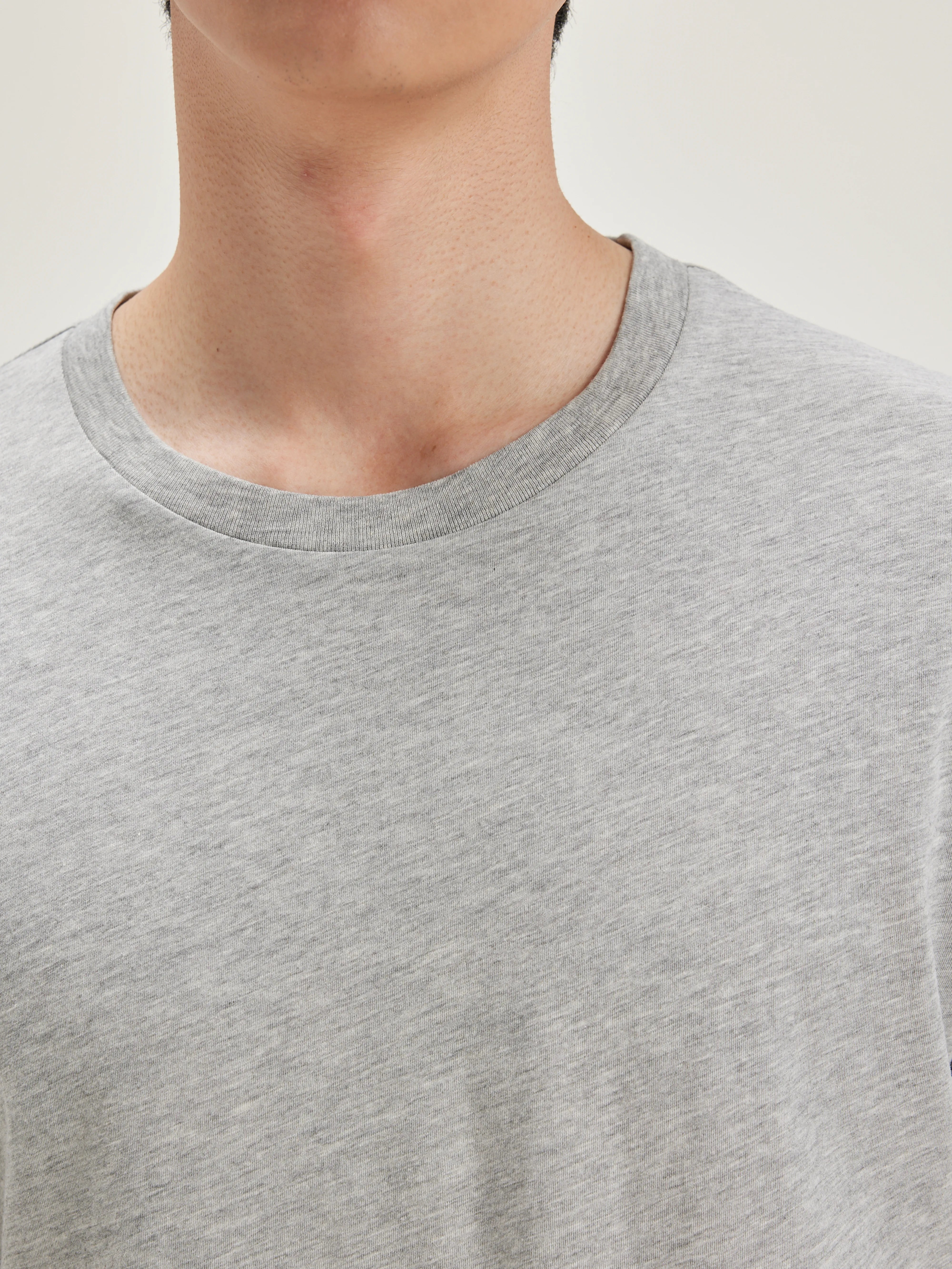 T-shirt À Manches Courtes Vinx - Heather grey Pour Homme | Bellerose