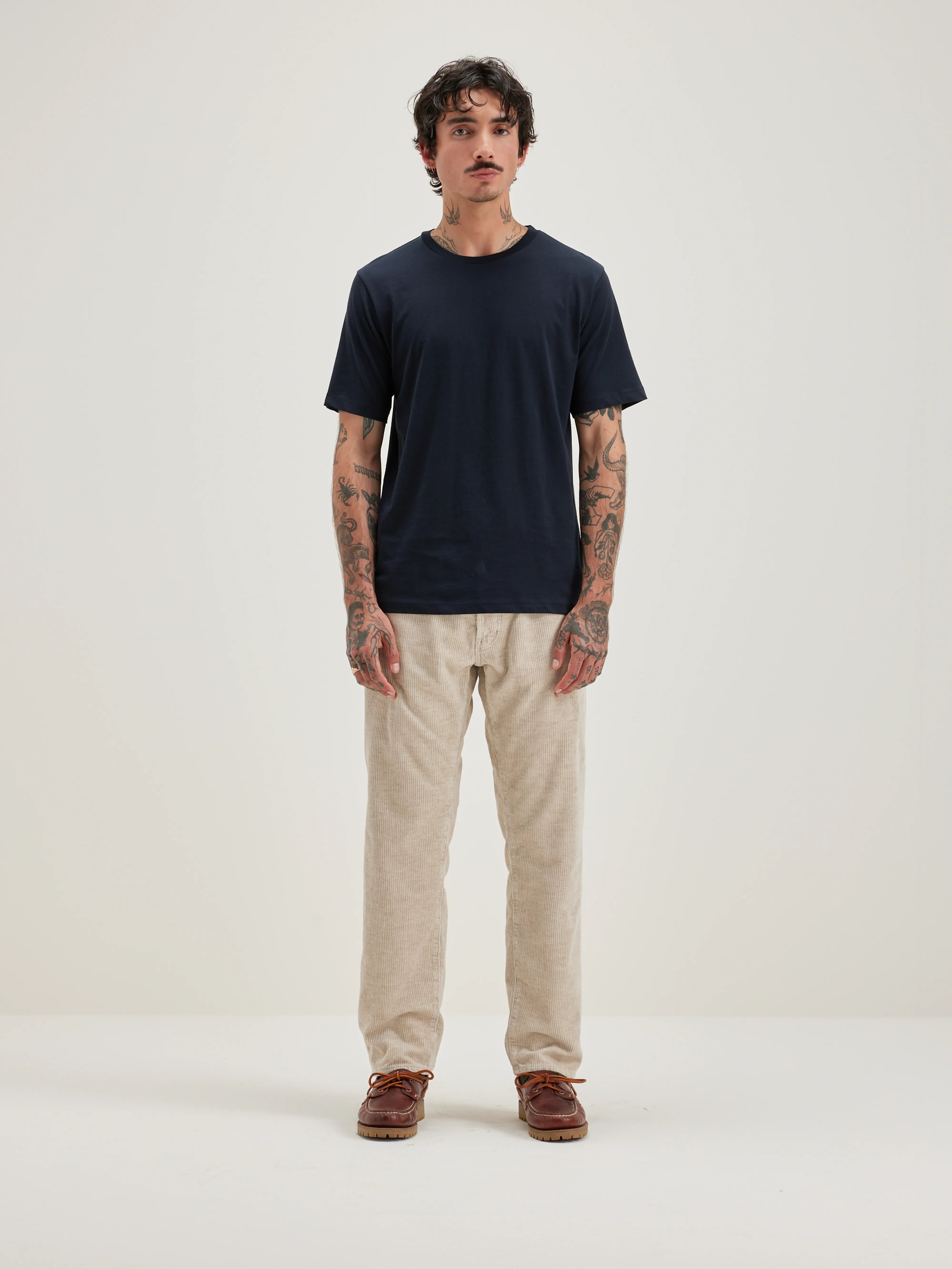 T-shirt À Manches Courtes Vinx - Navy Pour Homme | Bellerose