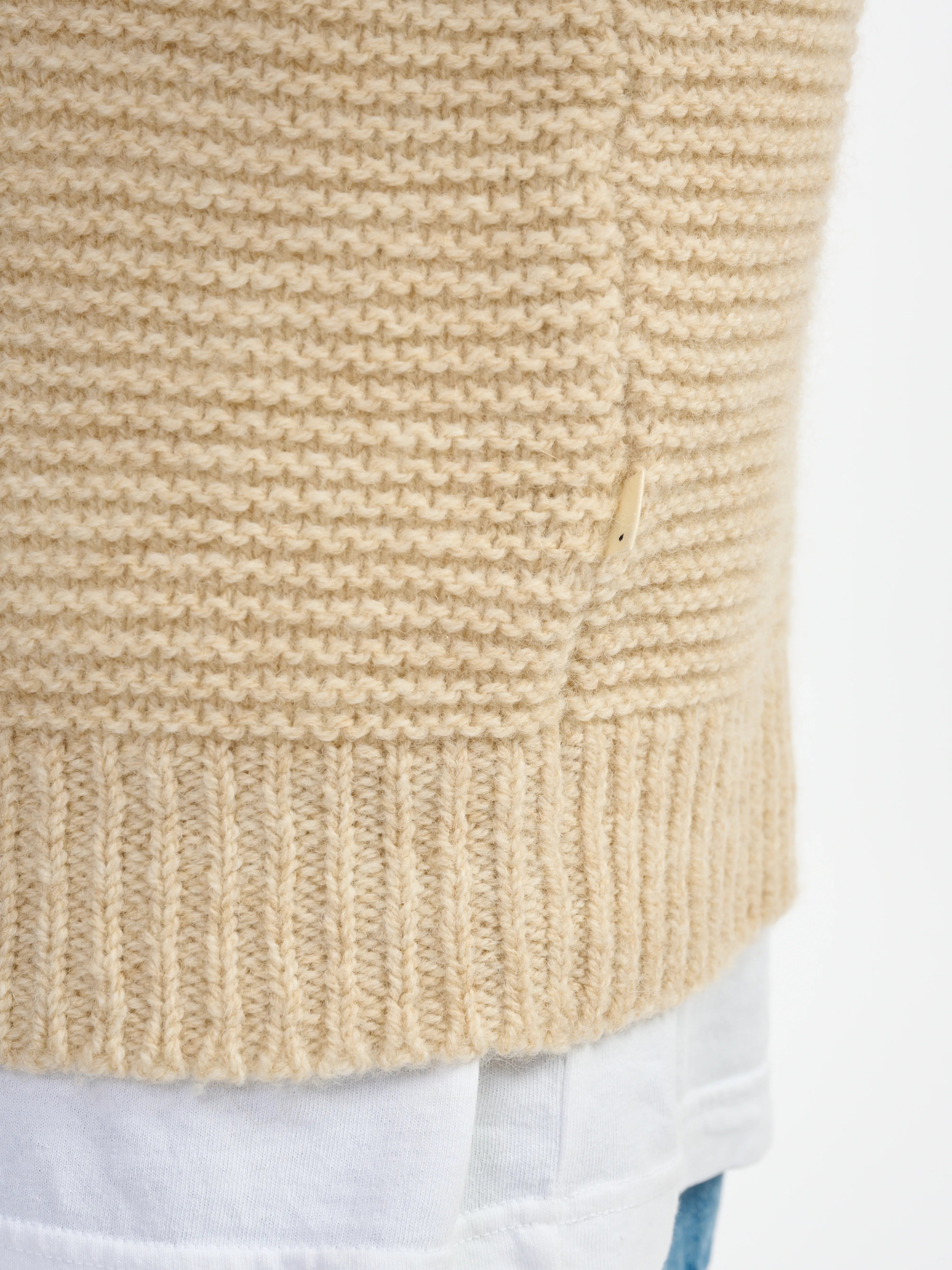 nor knit vest (241 / M / BEIGE MELANGE)