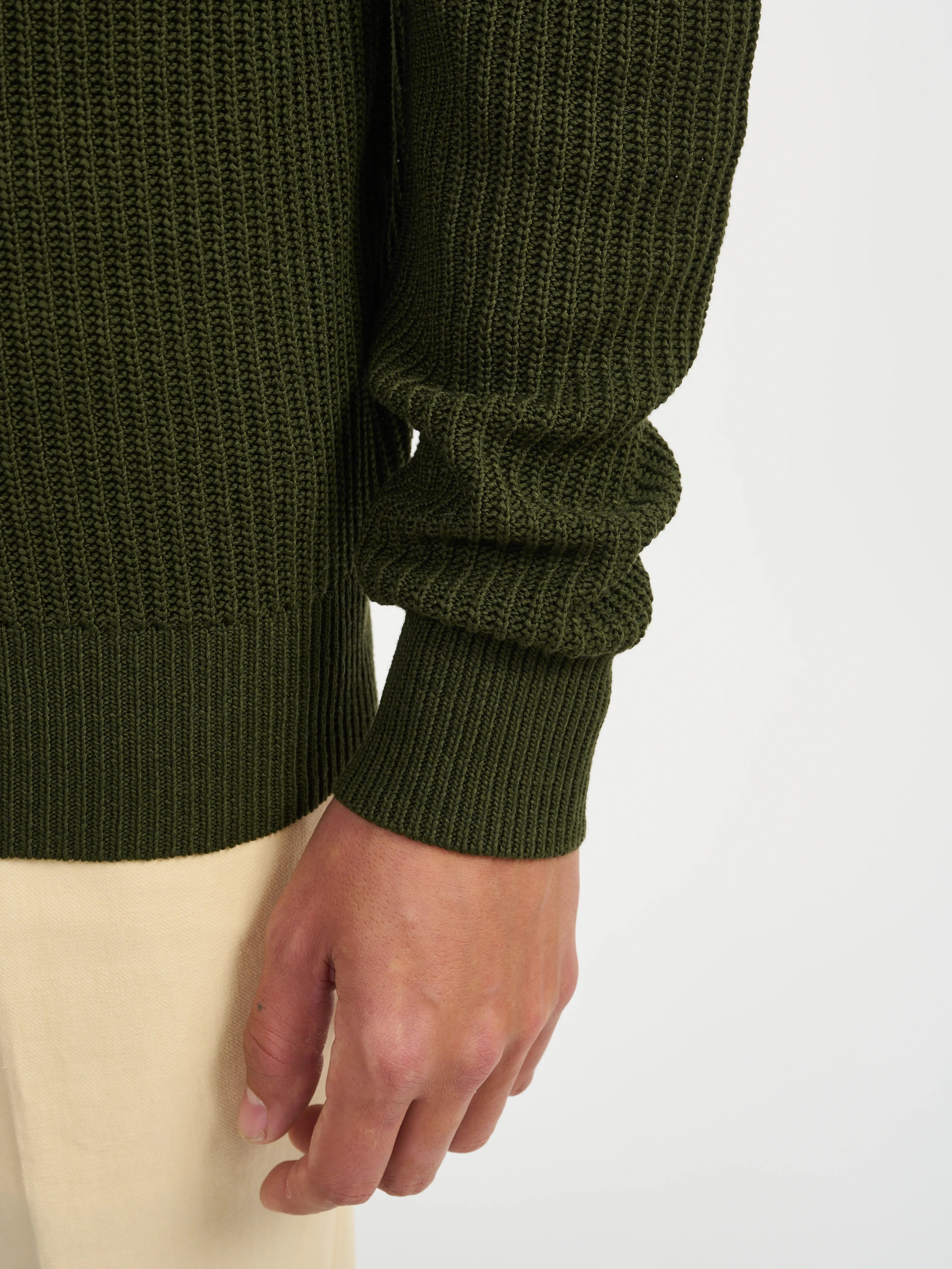 asizip sweater (241 / M / ARMY)
