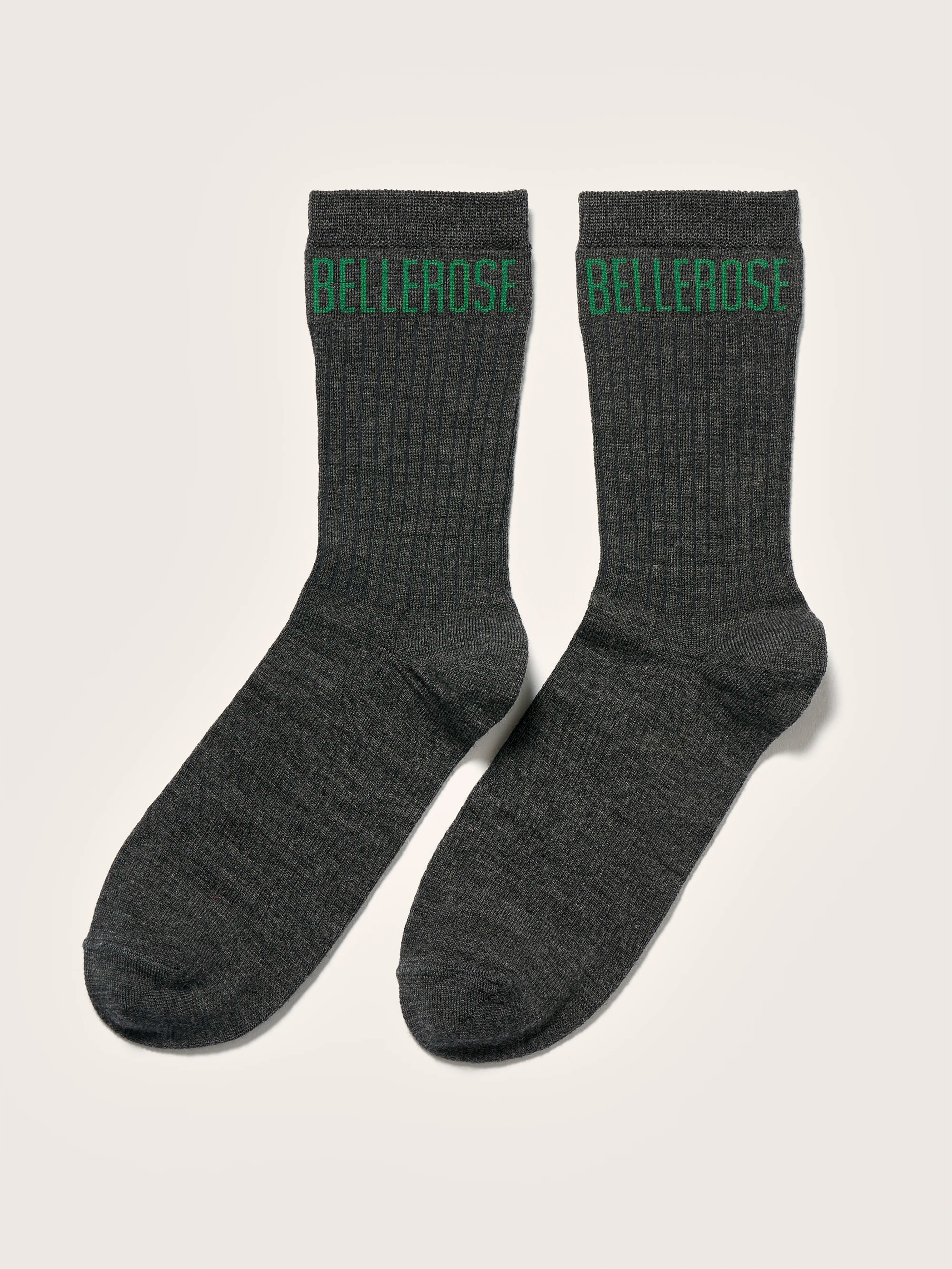 Chaussettes Belic - Mid grey / Pea Pour Homme | Bellerose