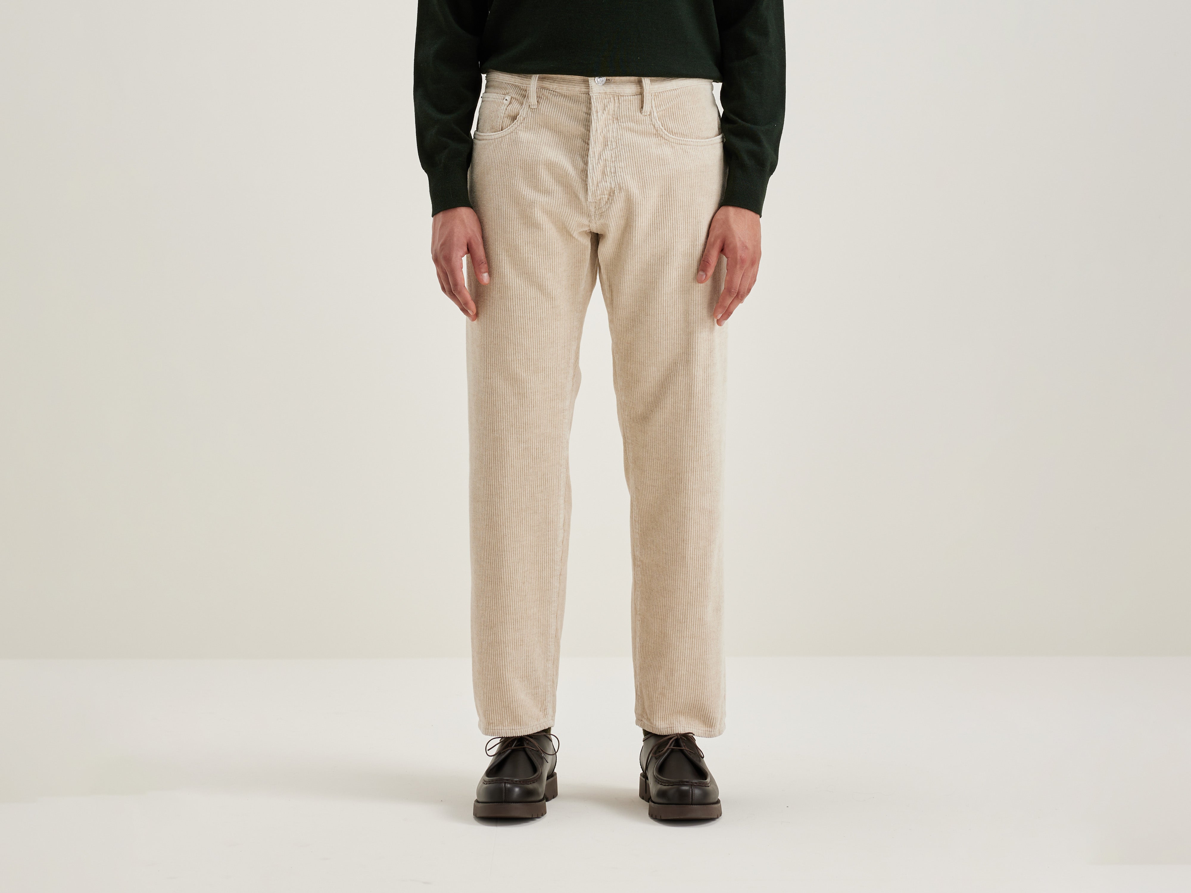 Percy dad-style broek (242 / M / CALCAIRE)