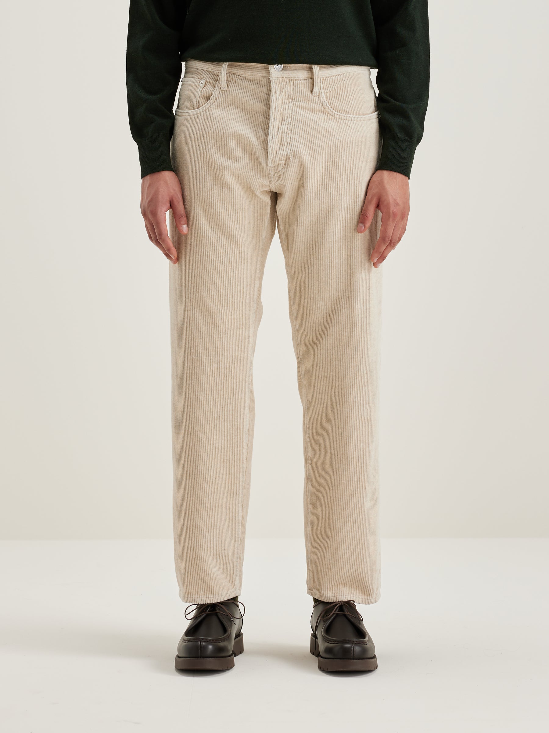 Pantalon dad-style Percy (242 / M / CALCAIRE)